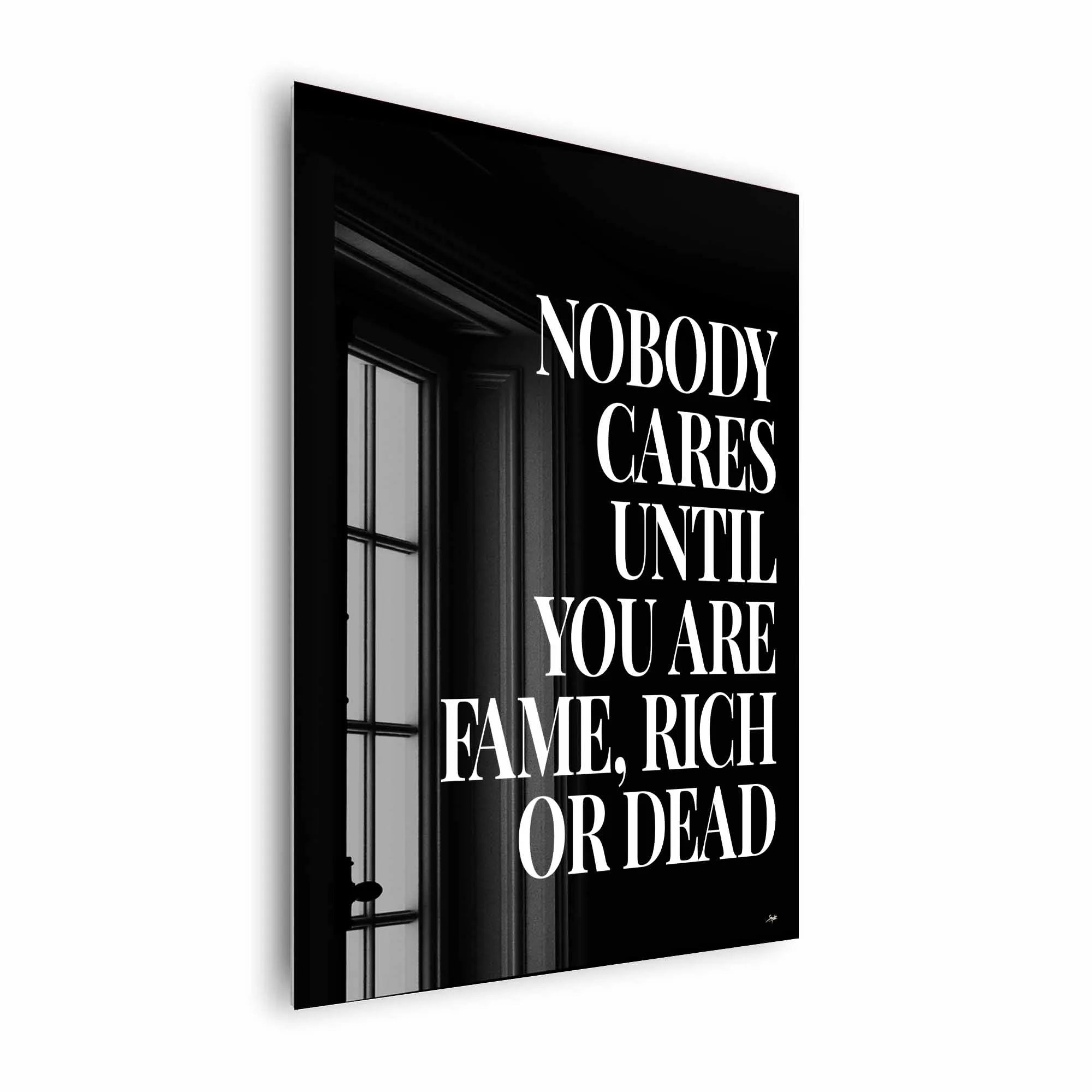 Artist Army Nobody Cares Acrylglasbild 2