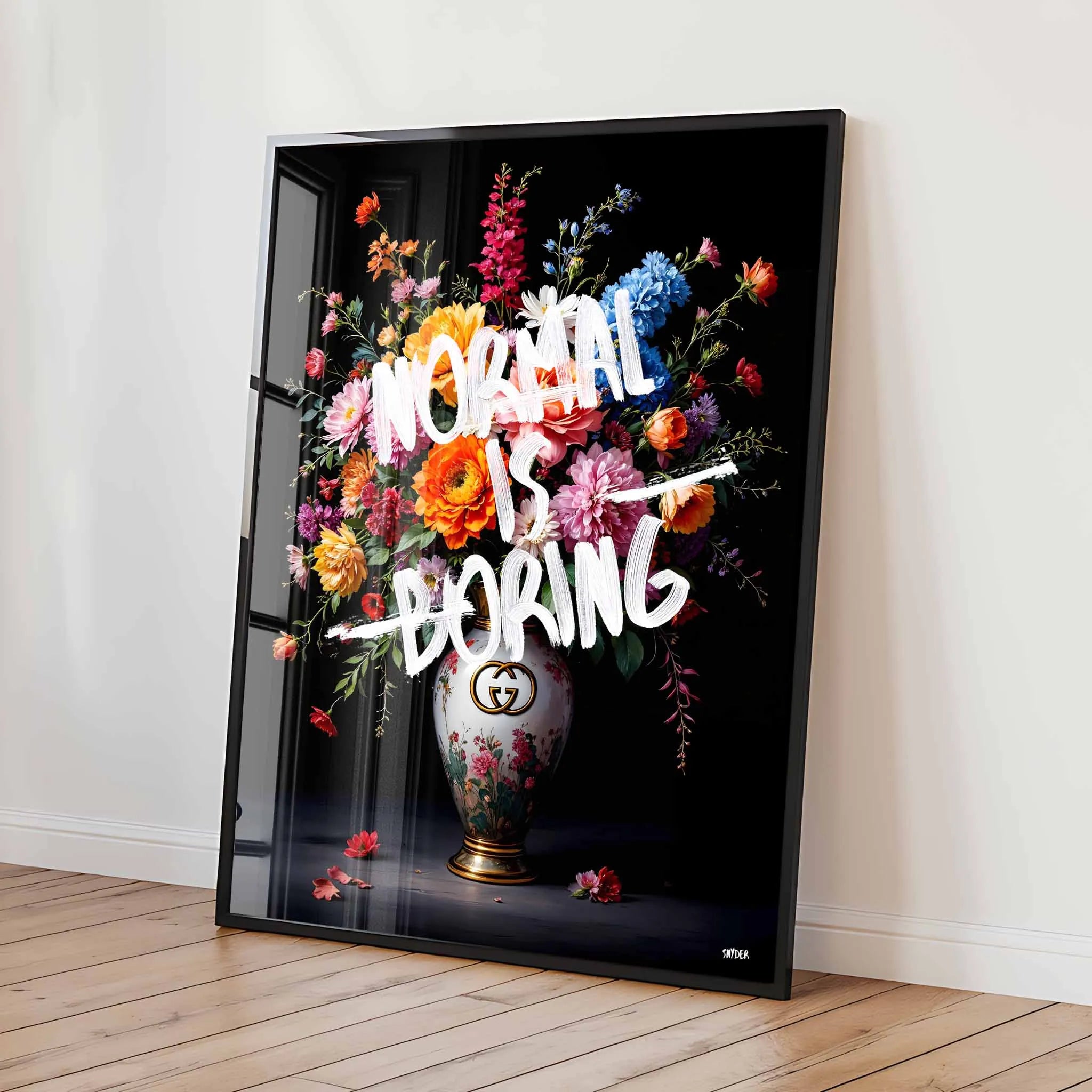 Artist Army Normal Is Boring Poster 2