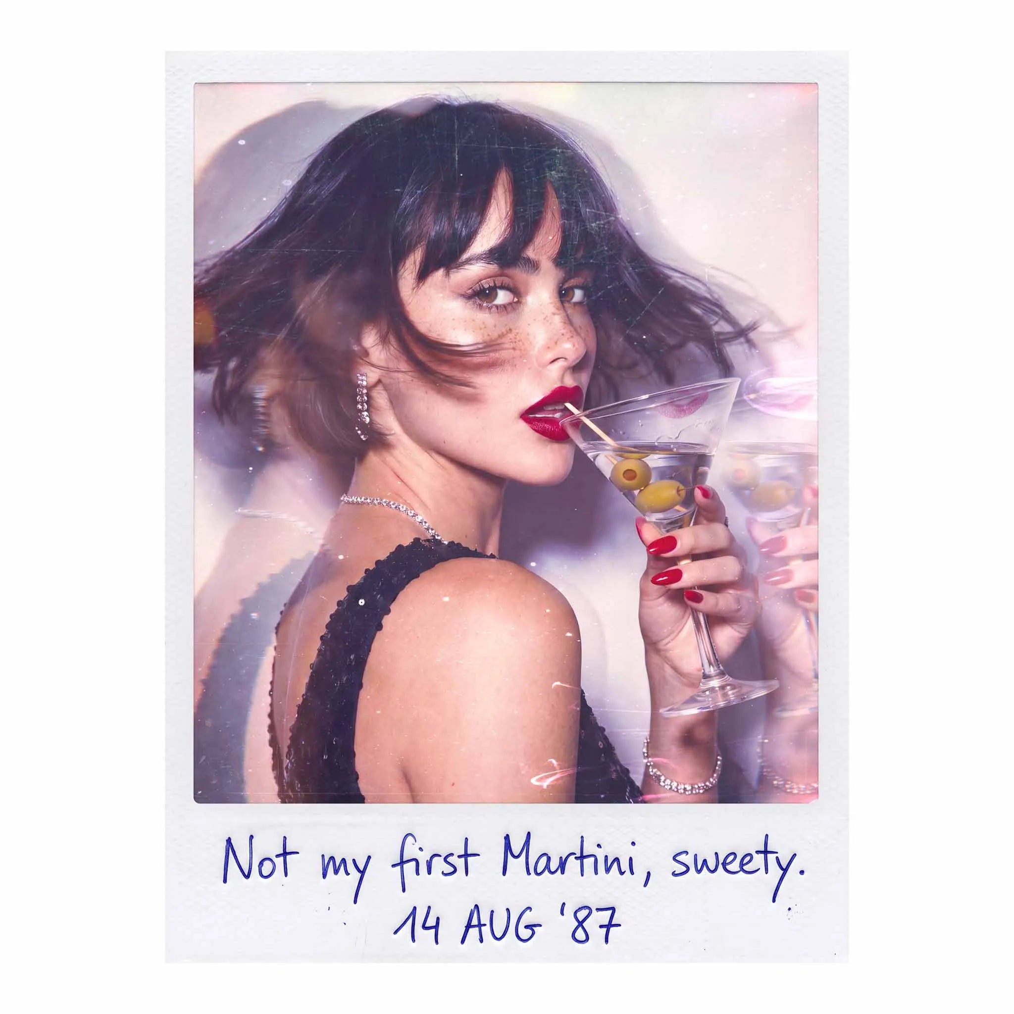 Artist Army Not My First Martini Poster 1