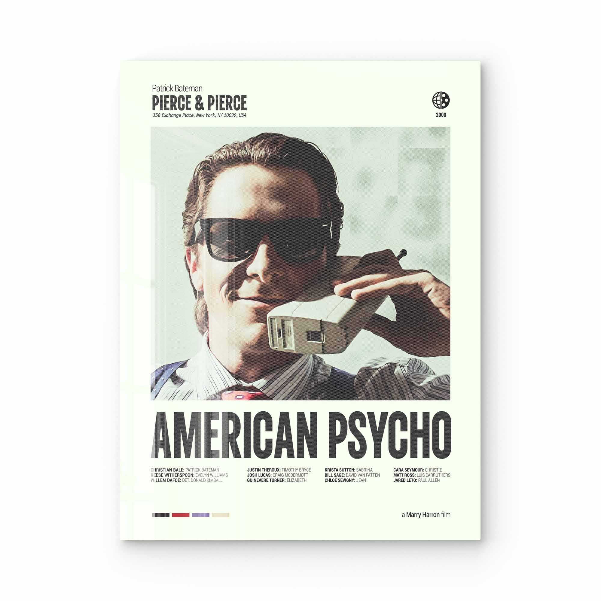 Artist Army Patrrick Batemann American Psycho Acrylglasbild 1