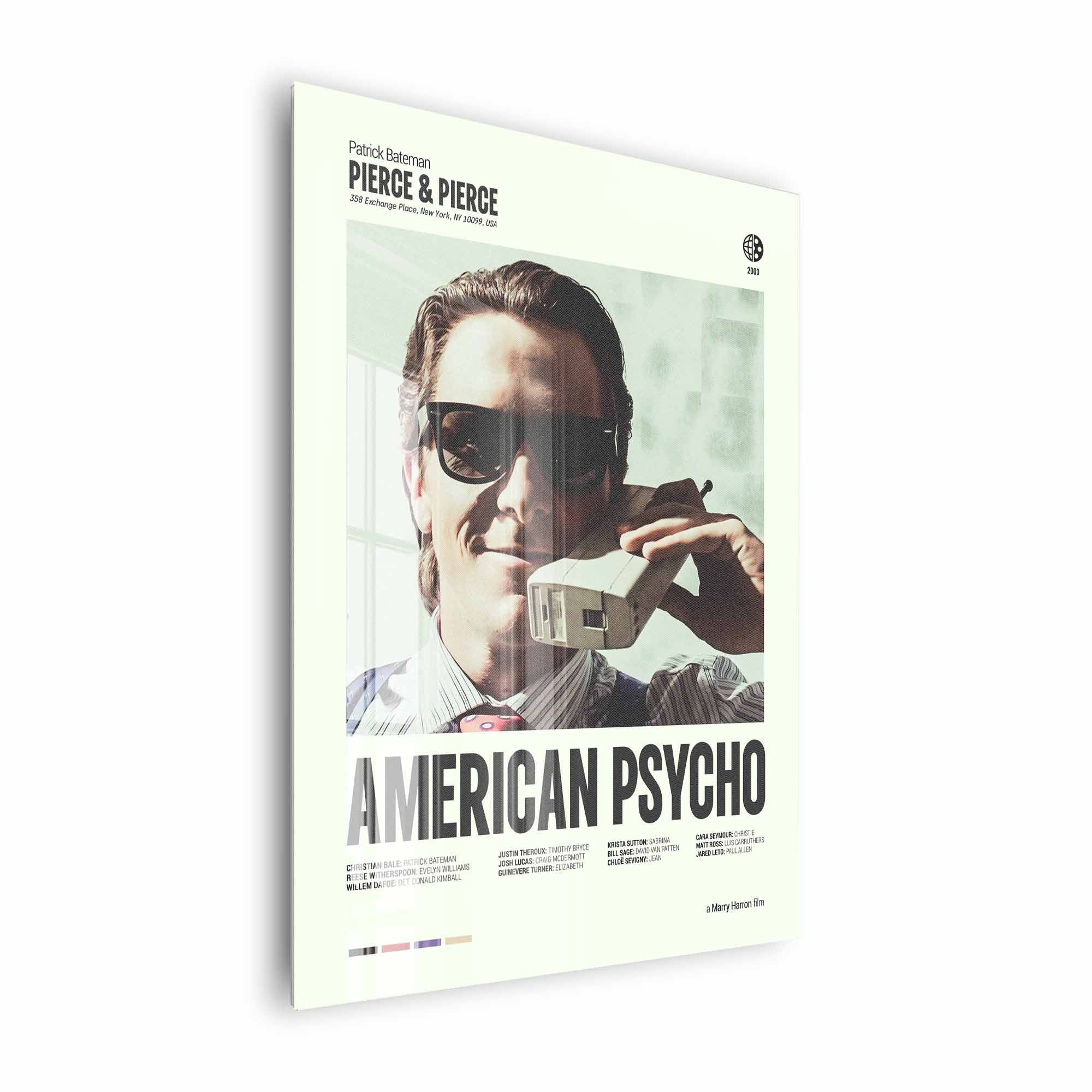 Artist Army Patrrick Batemann American Psycho Acrylglasbild 2