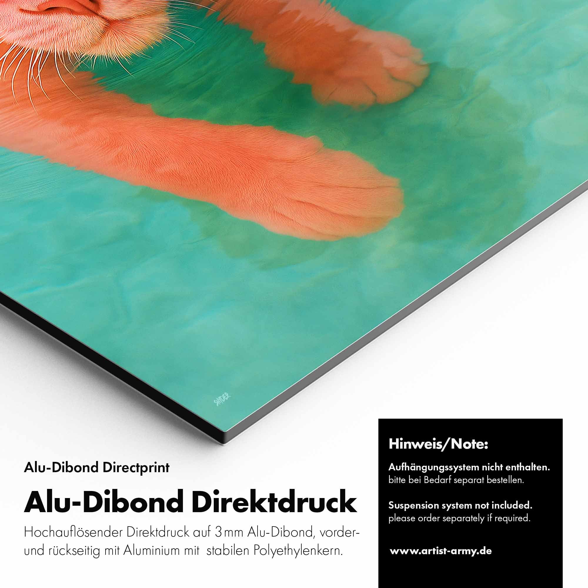 Artist Army Pink Panther Alu Dibond Detail