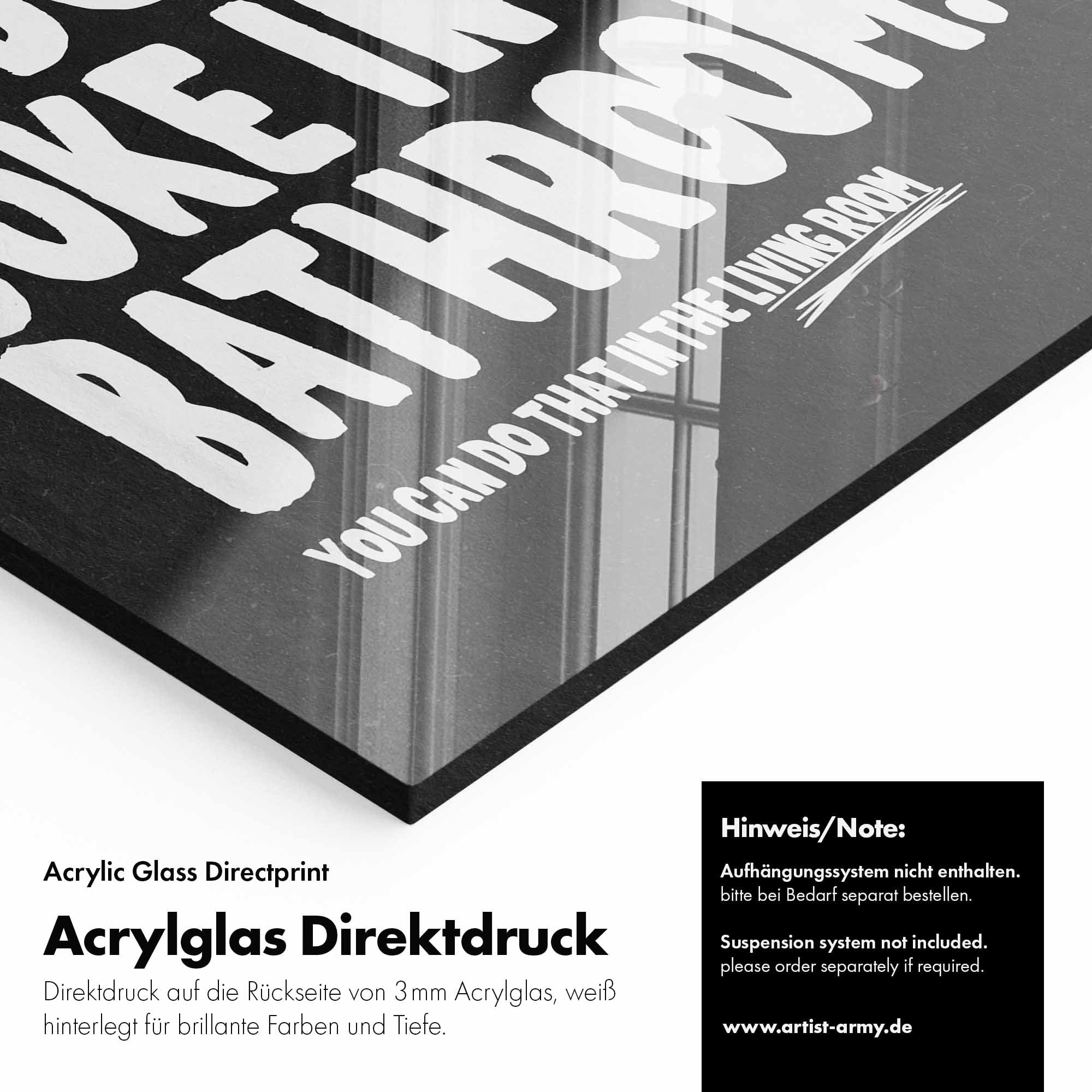 Artist Army Please Acrylglasbild Detail