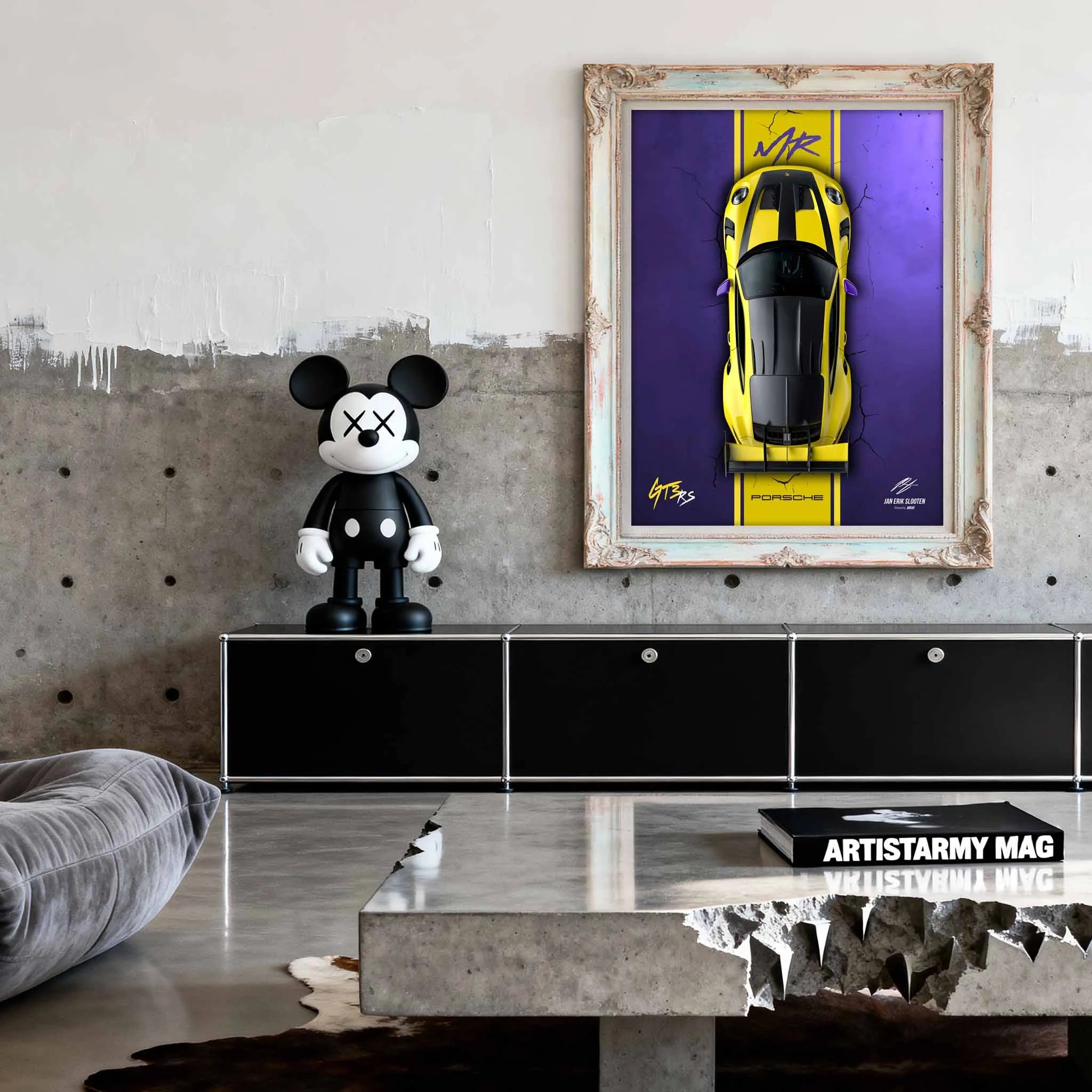 Artist Army Porsche 992 Gt3rs Mr Poster 3