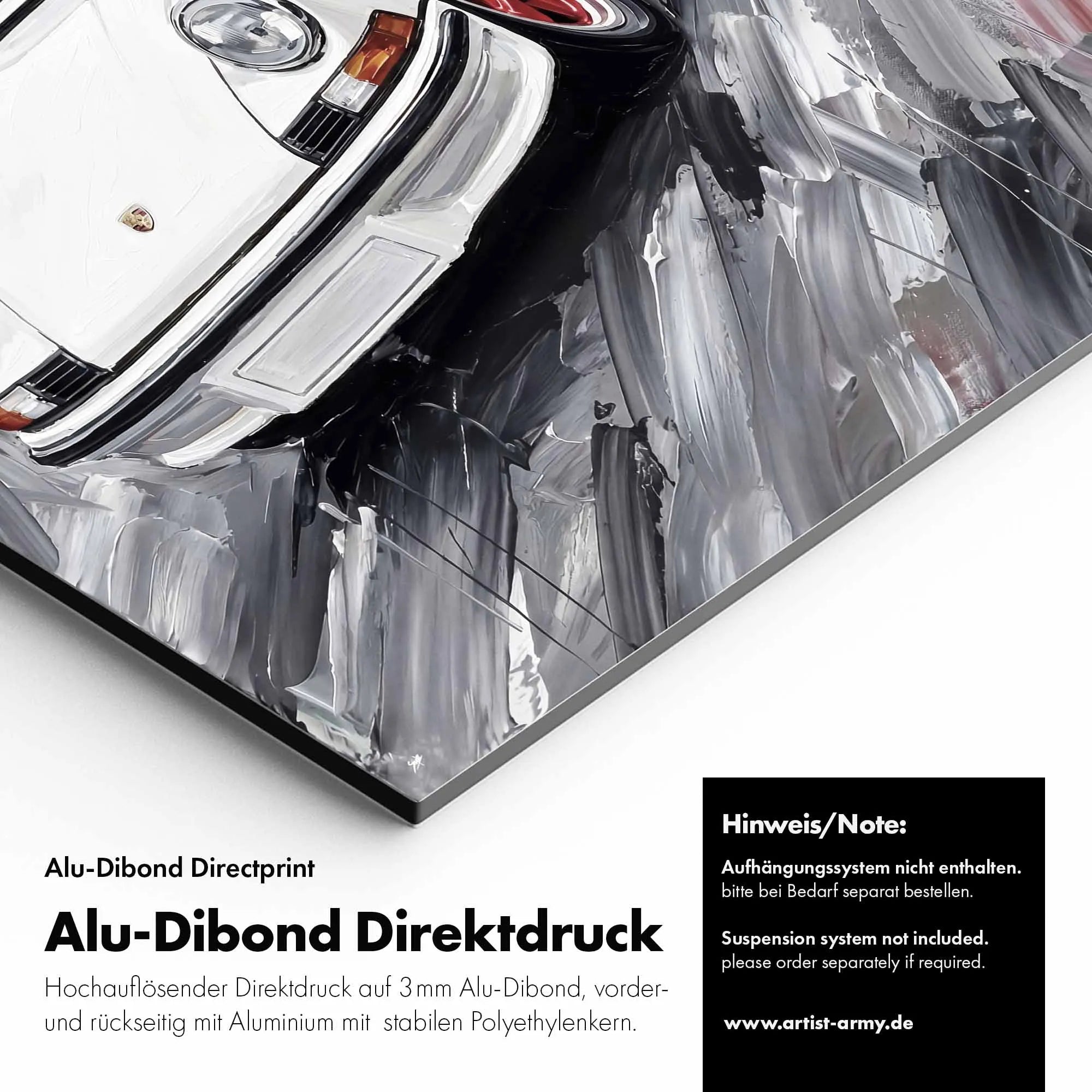Artist Army Porsche Cup Alu Dibond Detail