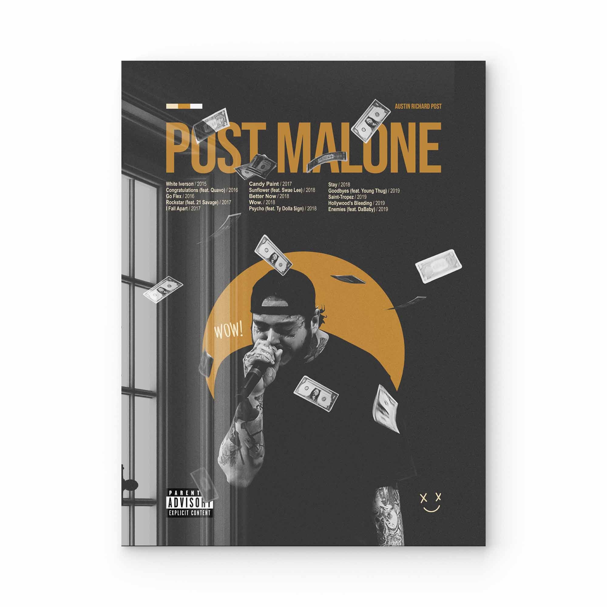 Artist Army Post Malone Acrylglasbild 1