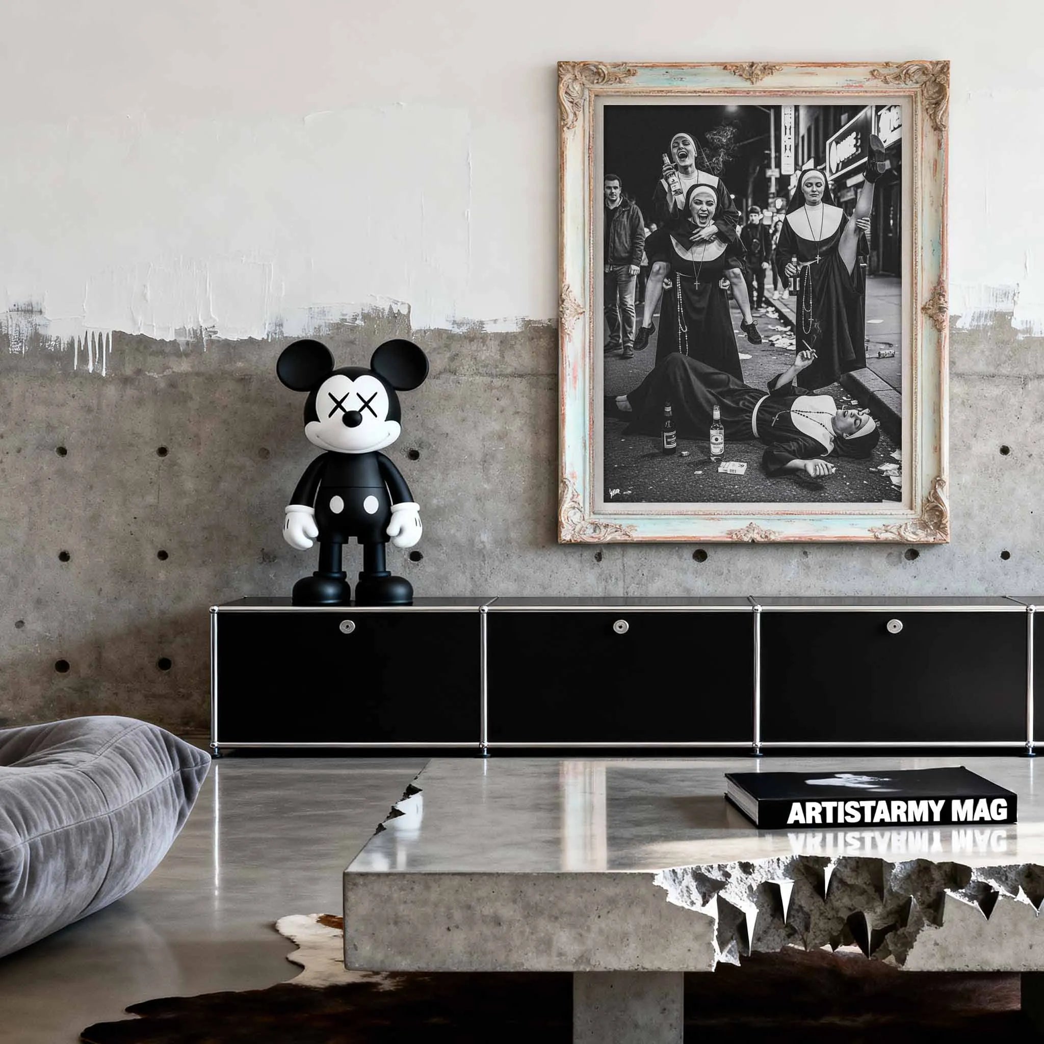 Artist Army Pray Hard Paty Harder Poster 3