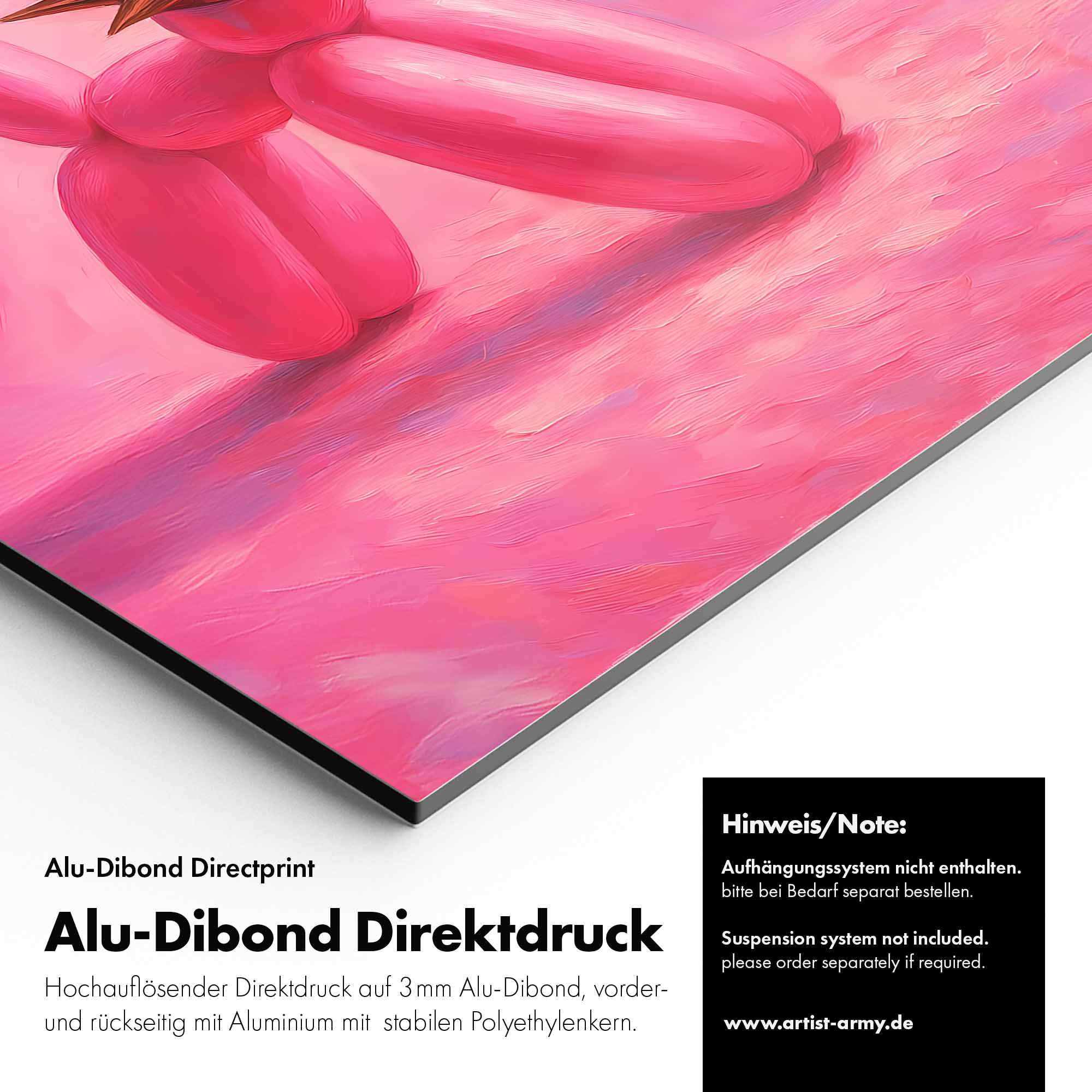 Artist Army Punk Pup Alu Dibond Detail