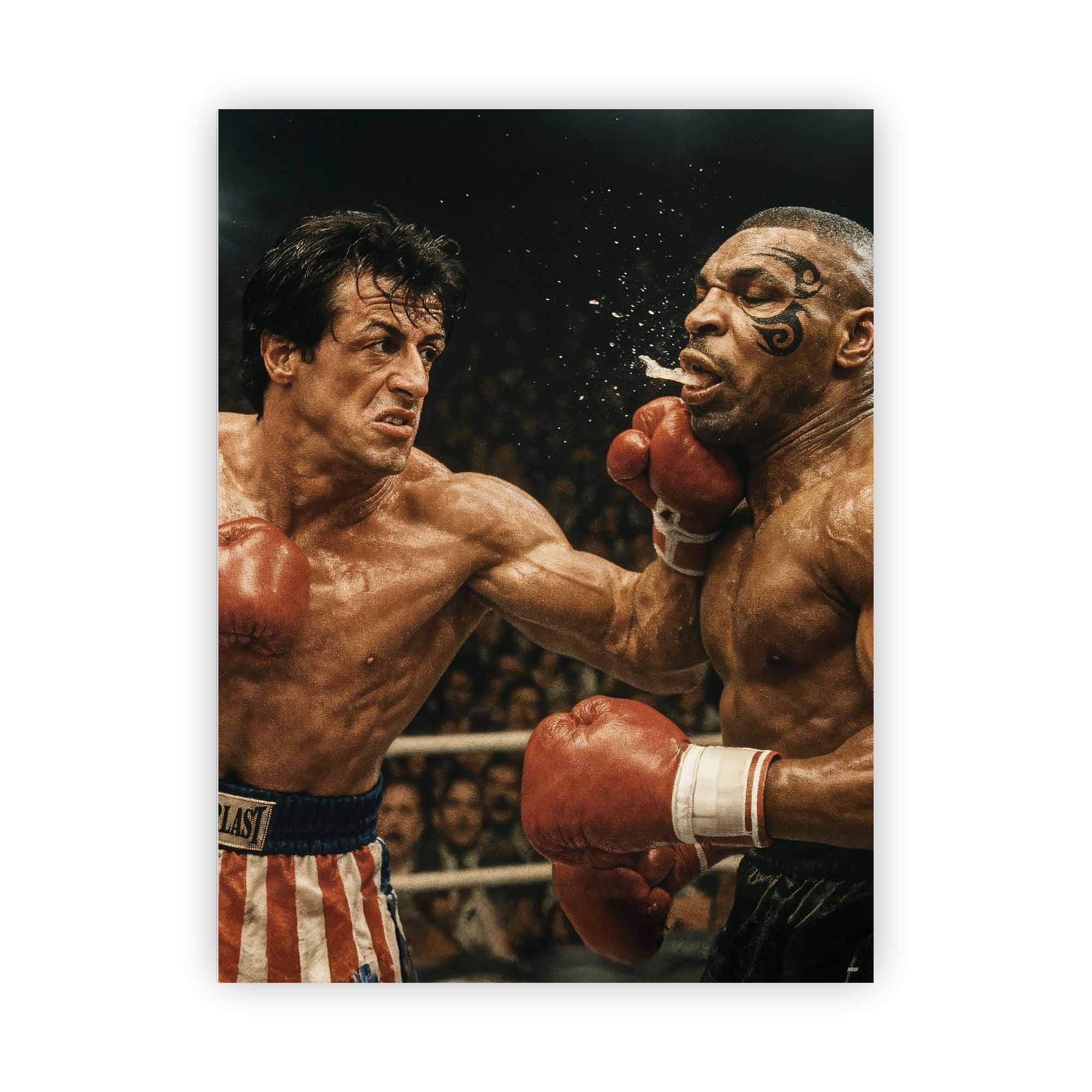 Artist Army Rocky Vs Iron Mike Reloaded Alu Dibond 1