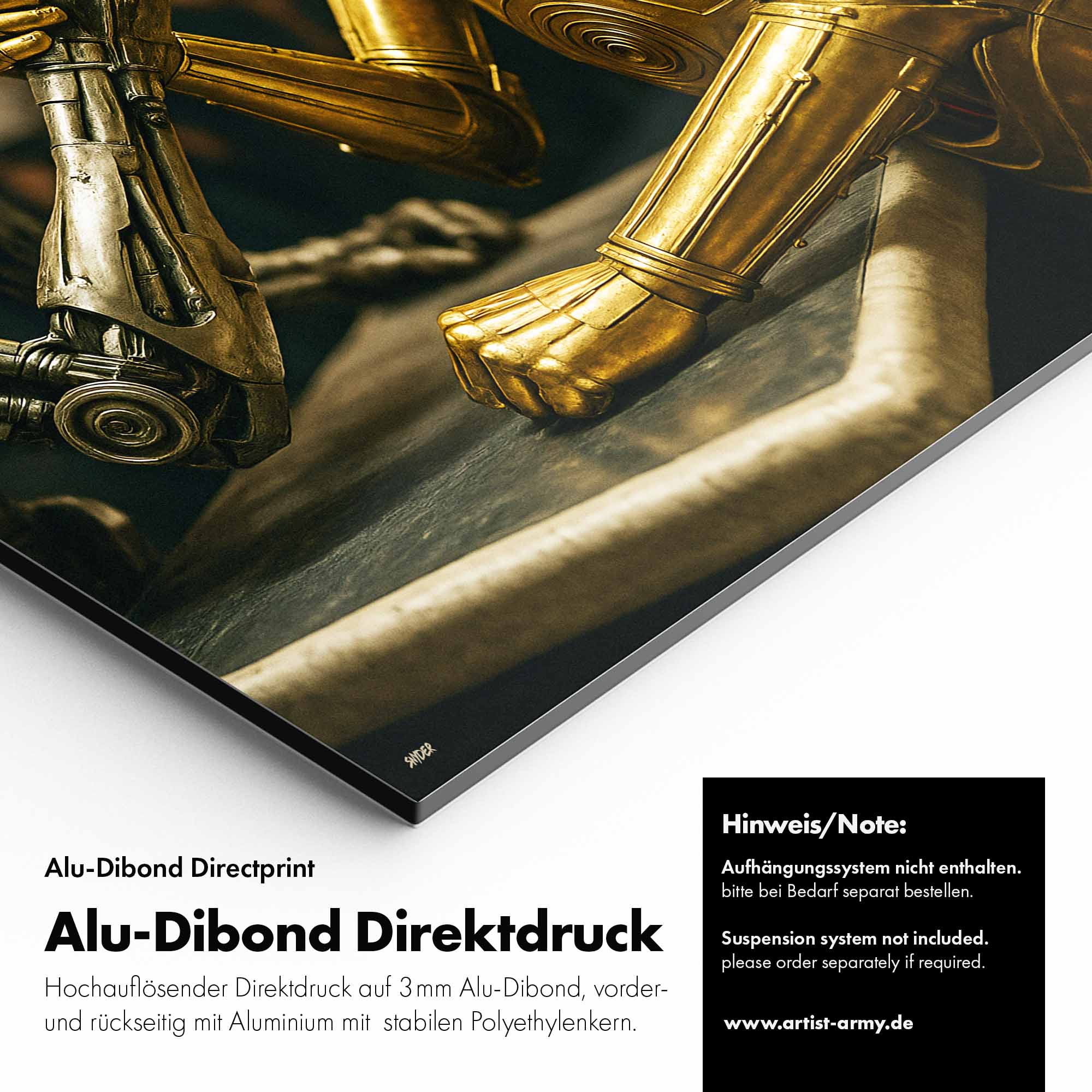 Artist Army Rust In Peace Alu Dibond Detail