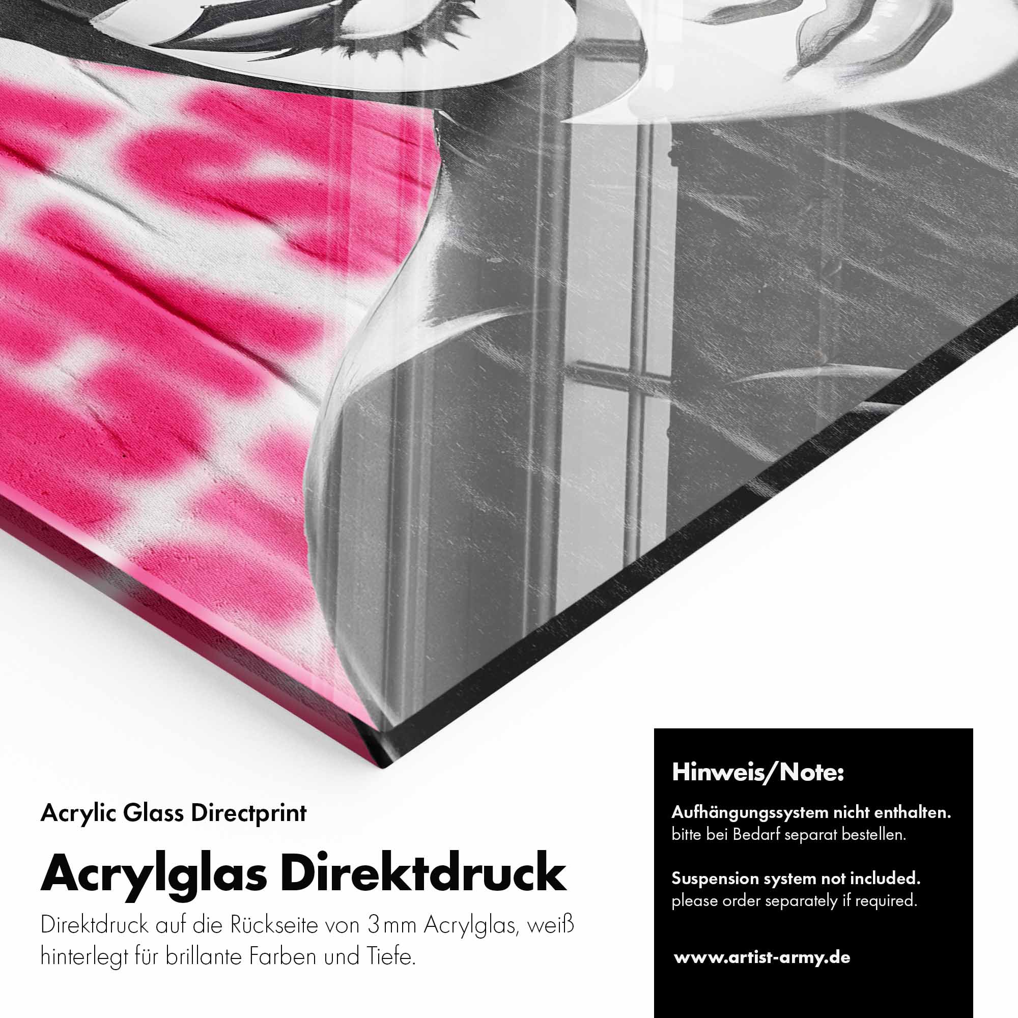 Artist Army Sick Sick World Acrylglasbild Detail