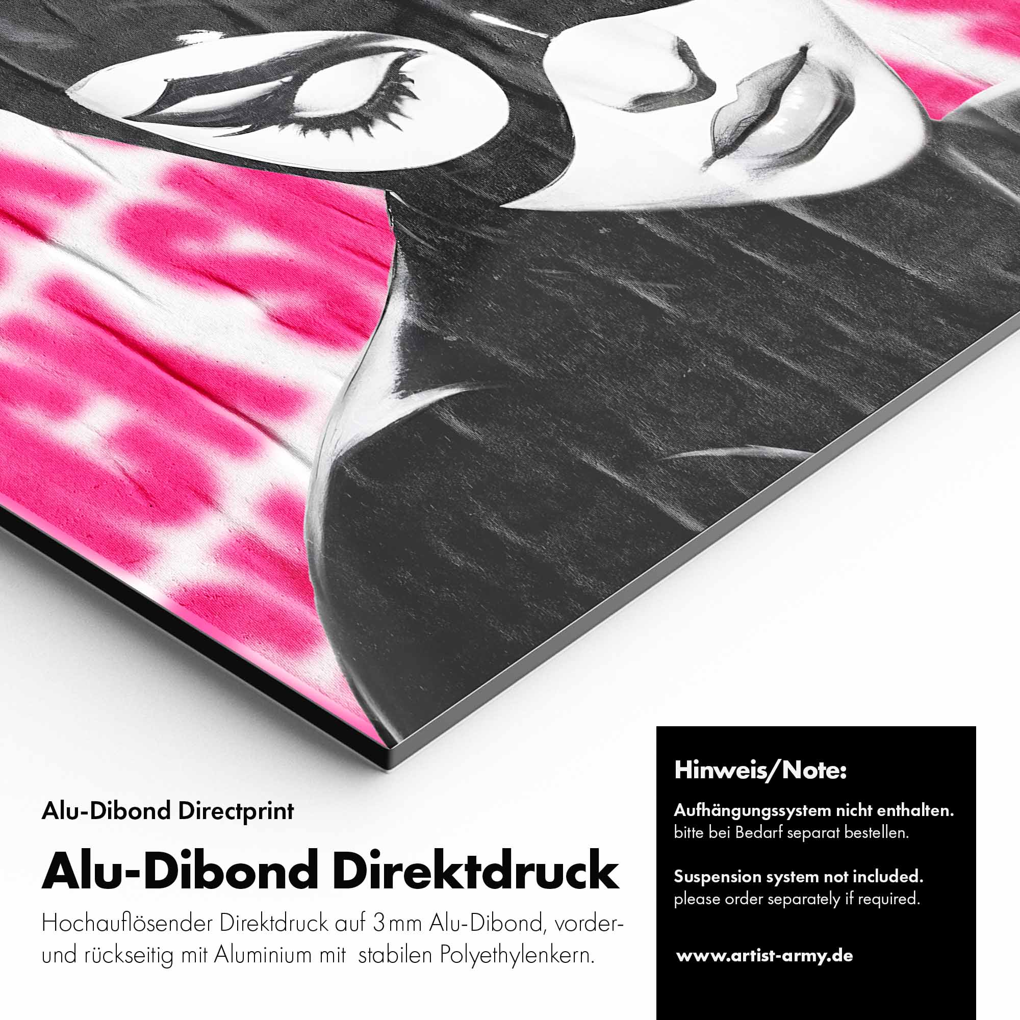 Artist Army Sick Sick World Alu Dibond Detail