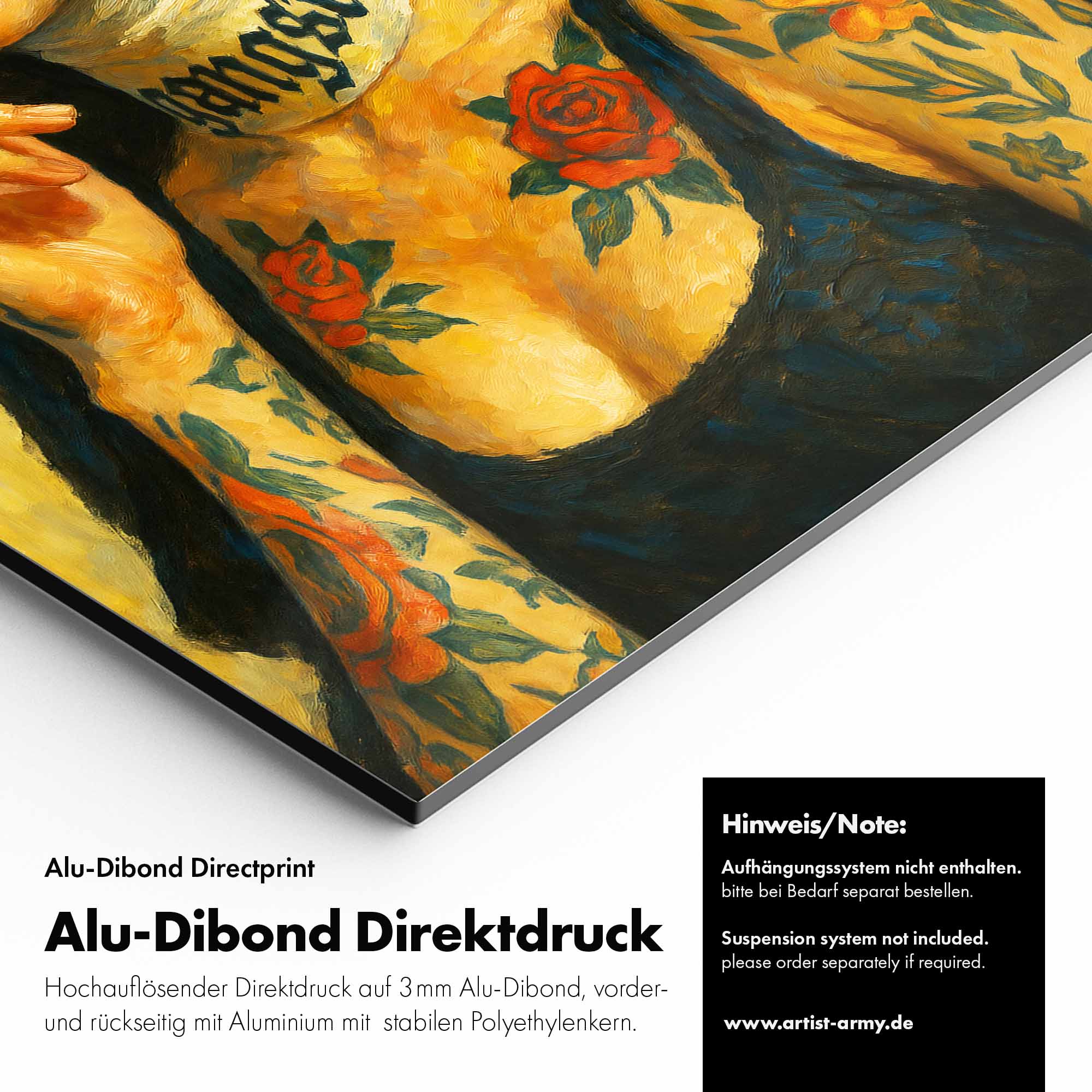 Artist Army Sinister Sister Alu Dibond Detail