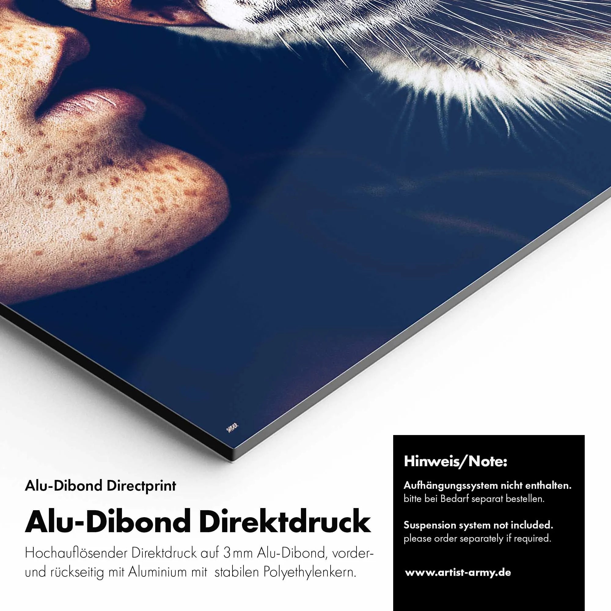 Artist Army Tamed Tension Alu Dibond Detail