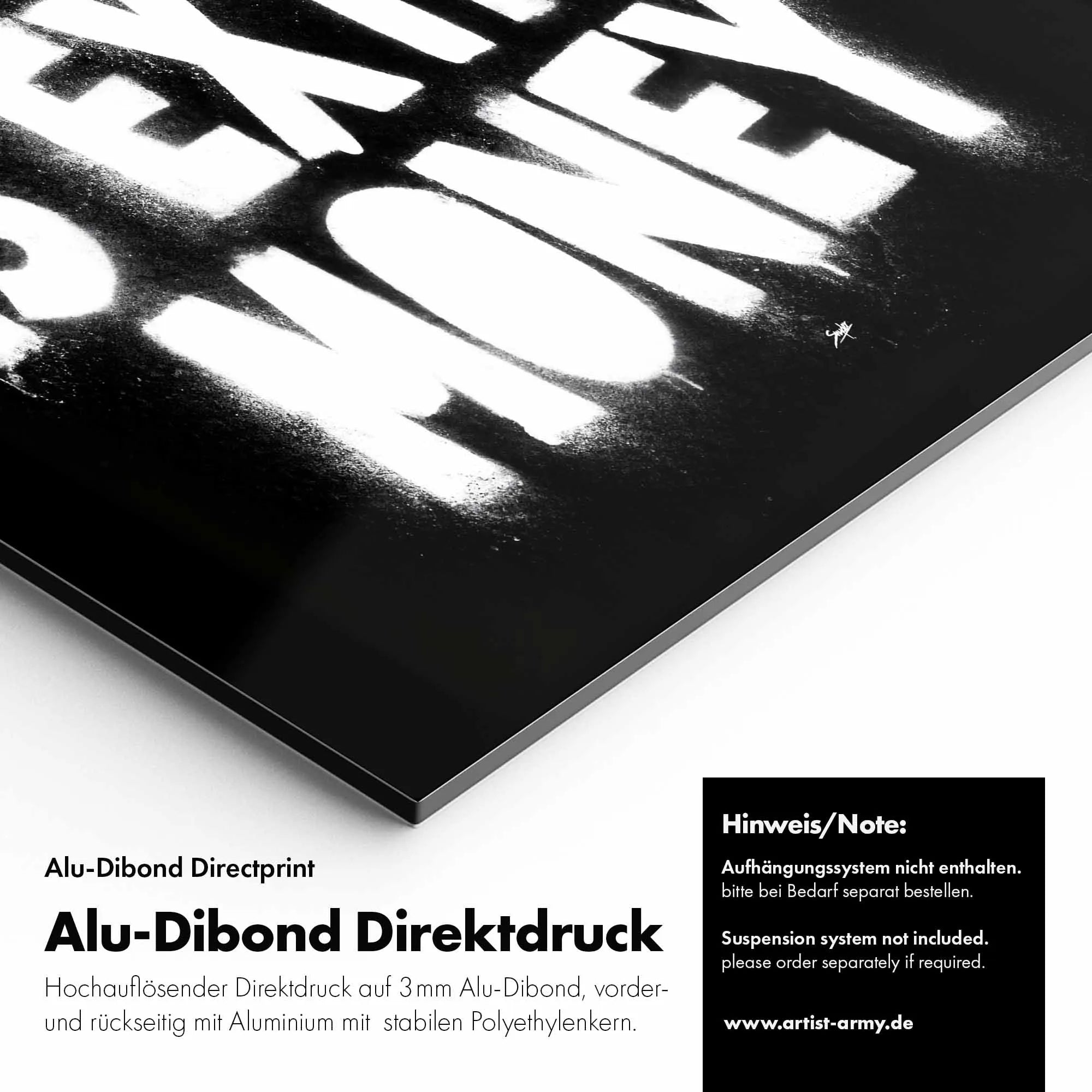 Artist Army The Only Ex Alu Dibond Detail