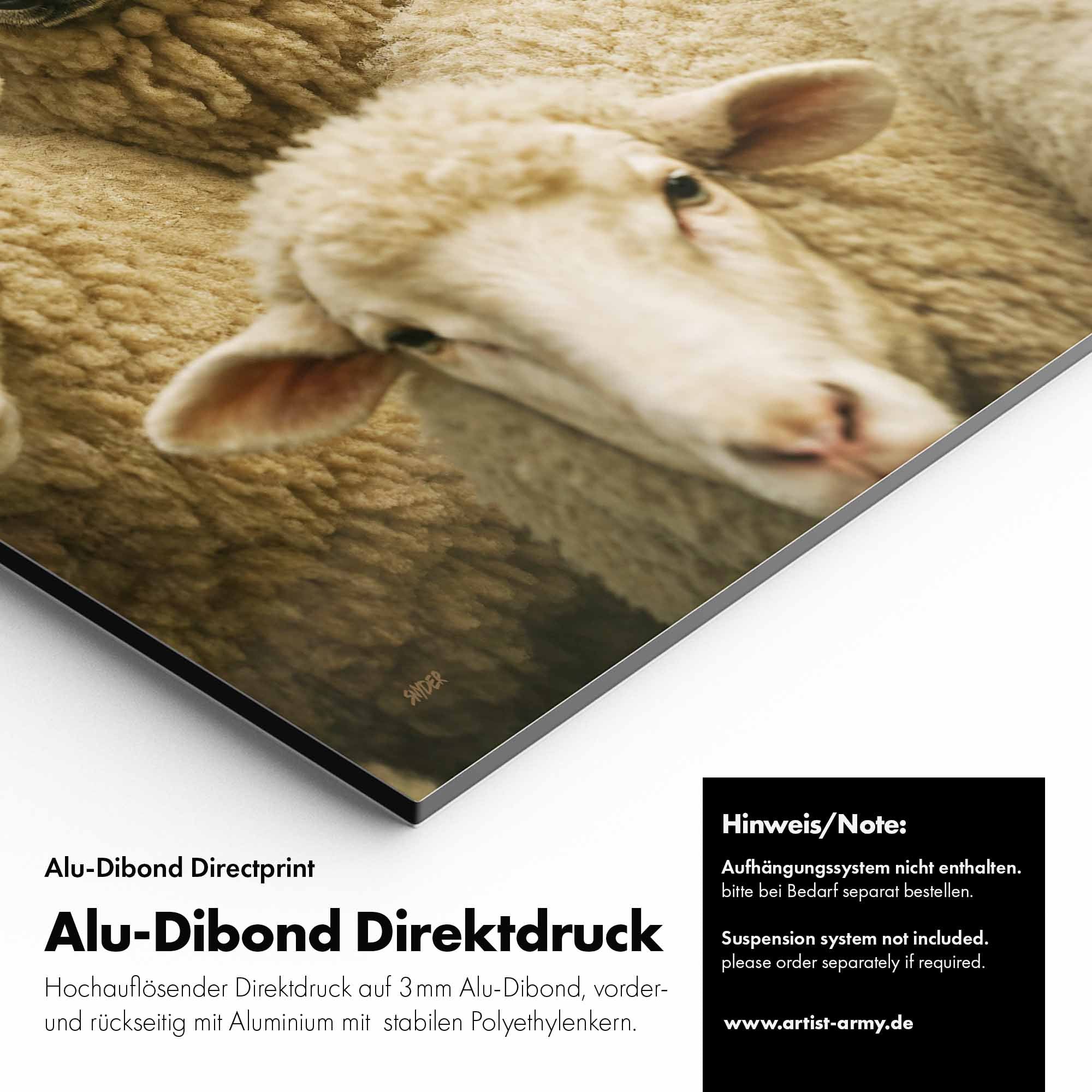 Artist Army The Pretender Alu Dibond Detail