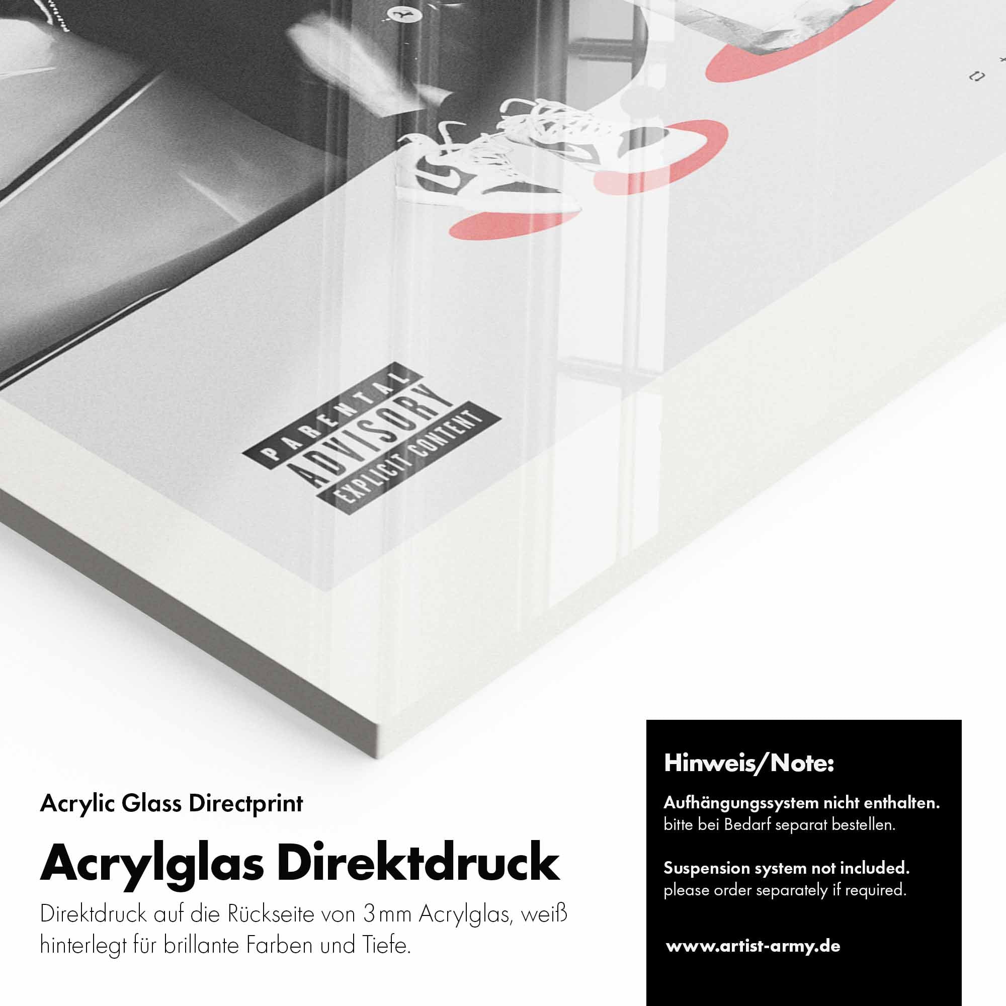 Artist Army Travis Scott Acrylglasbild Detail