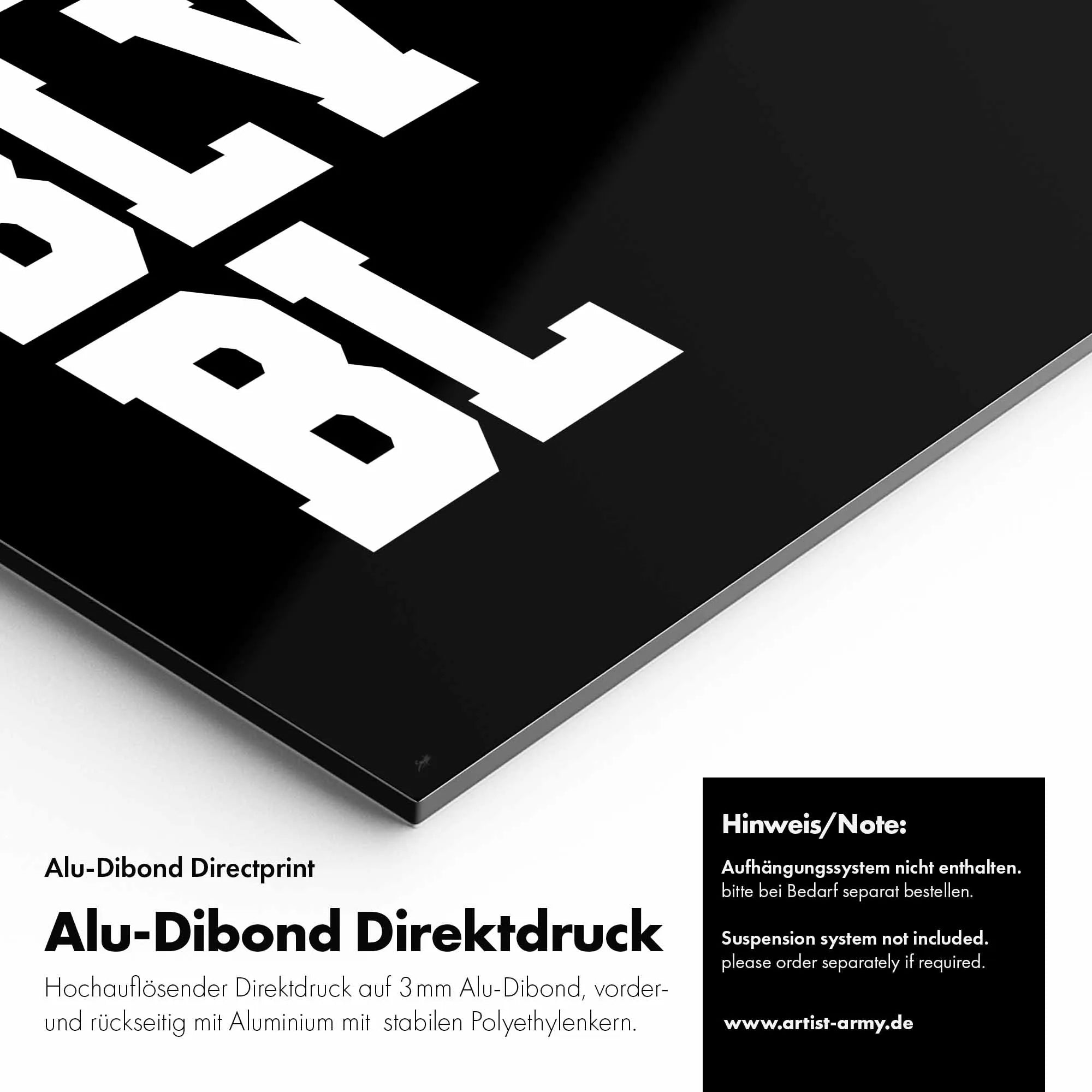 Artist Army Unfknblvbl Alu Dibond Detail