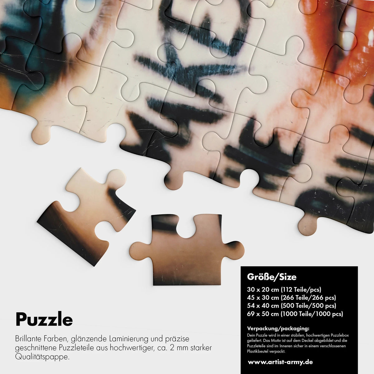 Pussy Makes the Rules – Statement Vintage Puzzle für Erwachsene merchOne