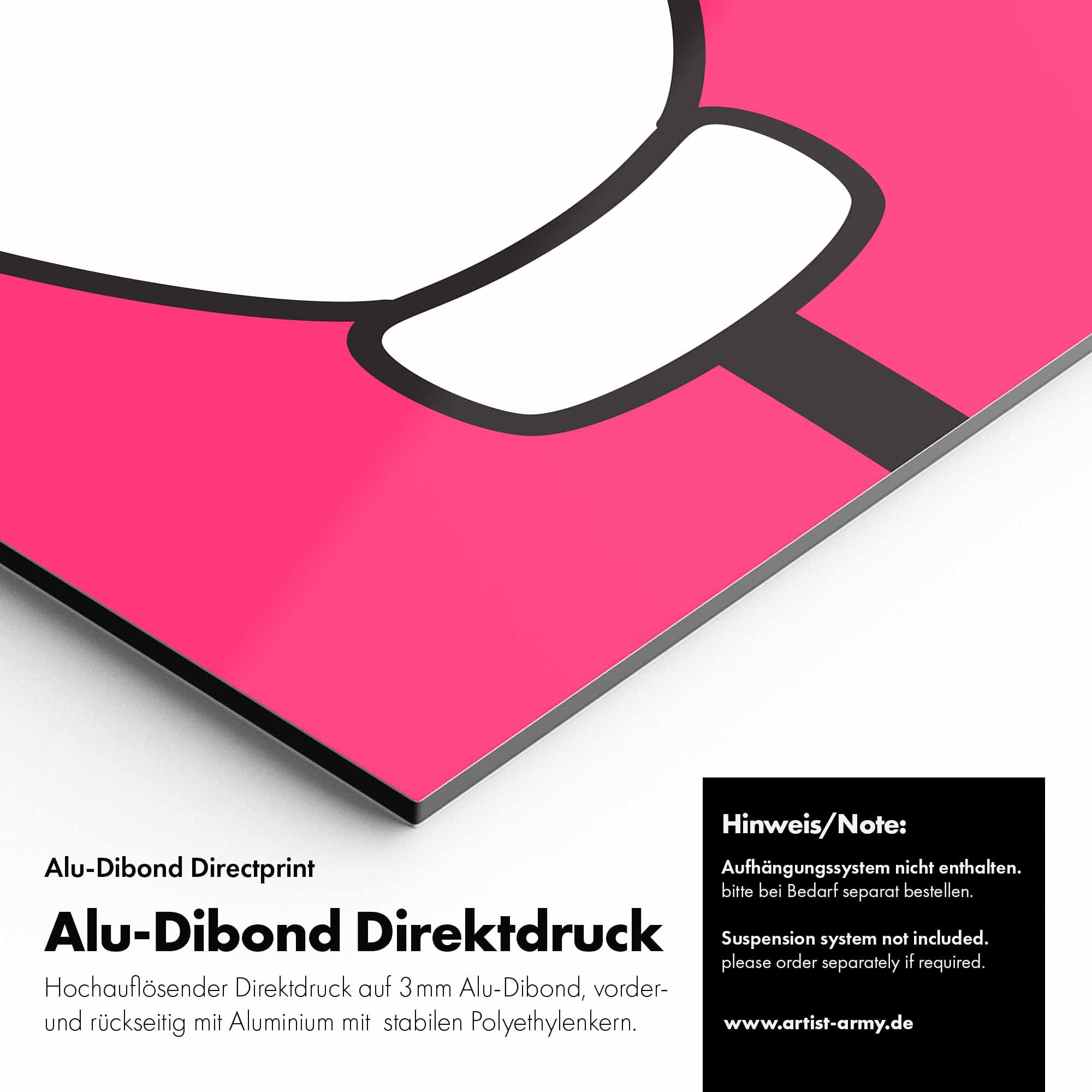 Artist Army With Love Alu Dibond Detail