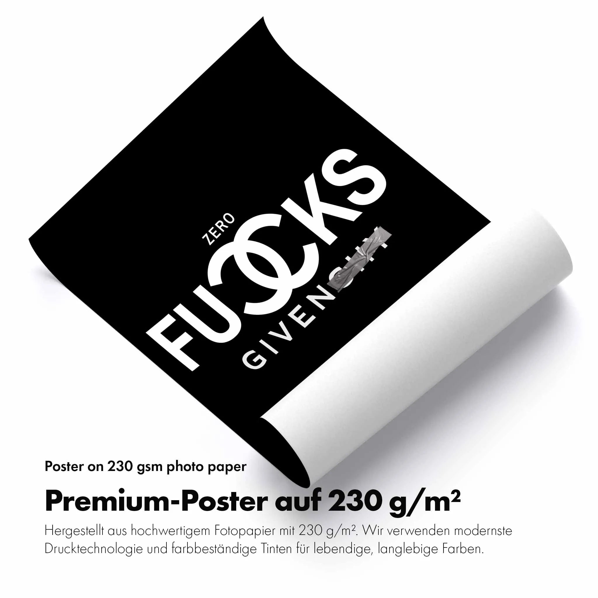 Artist Army Zero Fucks Given Poster 4