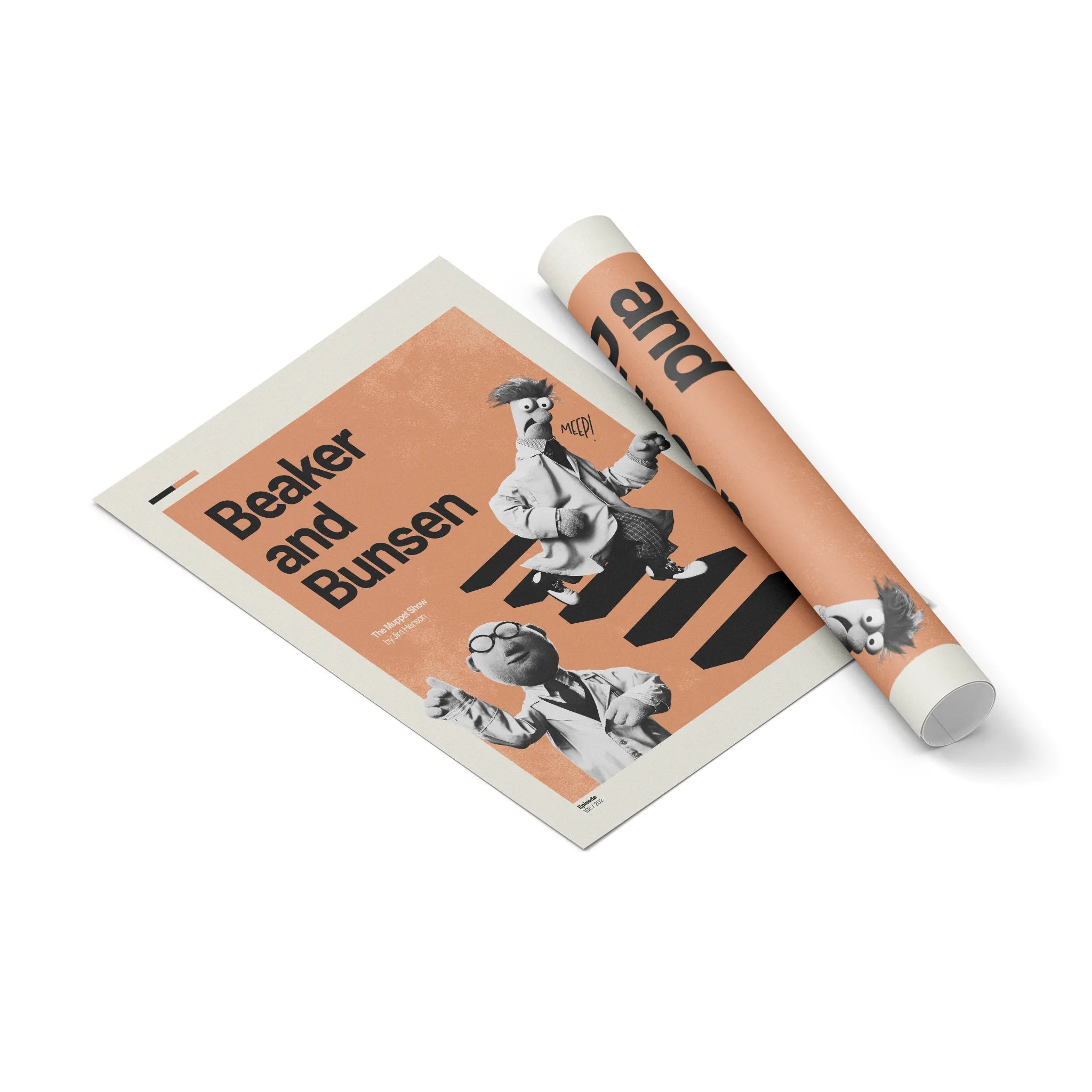 beaker-and-bunsen-poster-no-frame