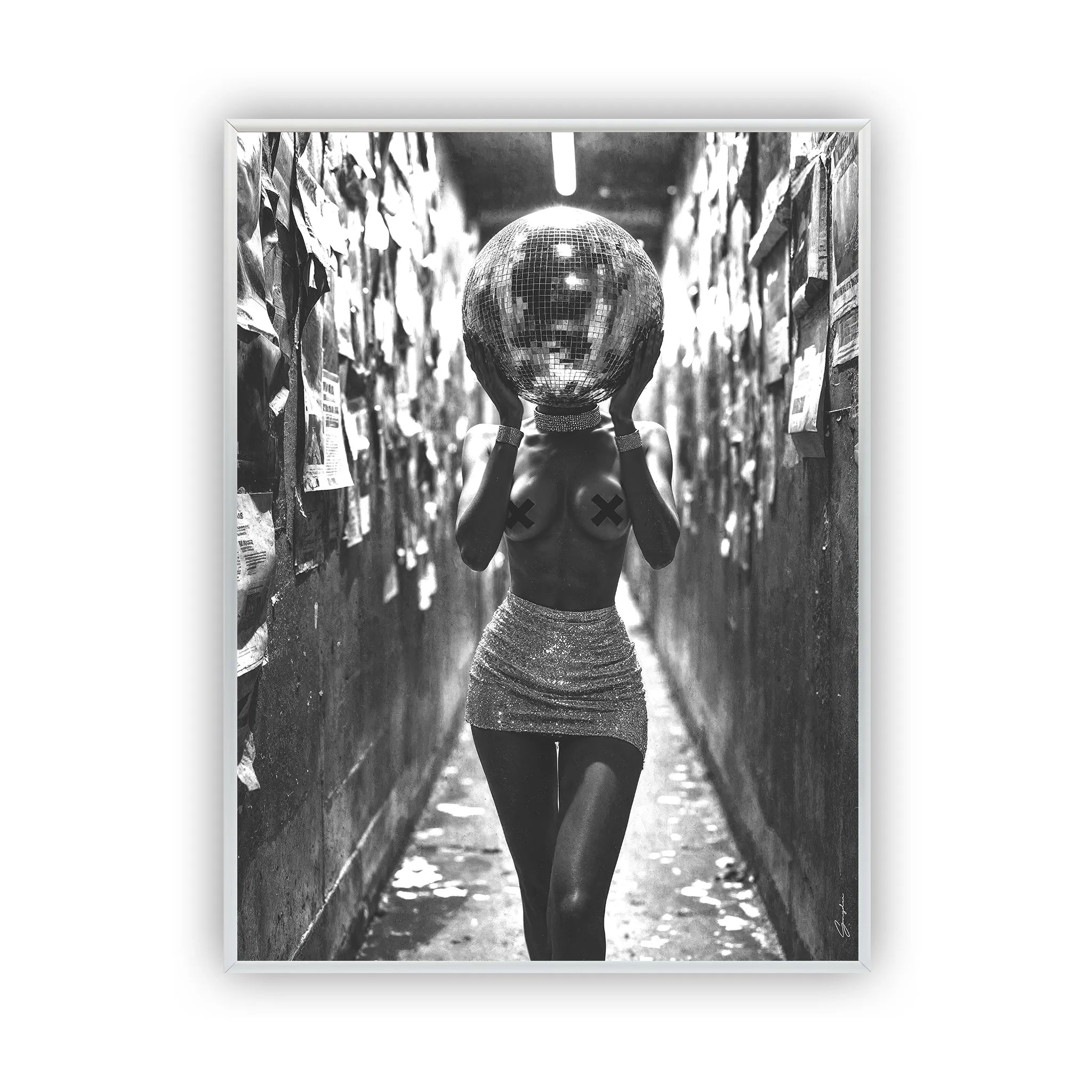 berlin-nights-v2-poster-silver-frame