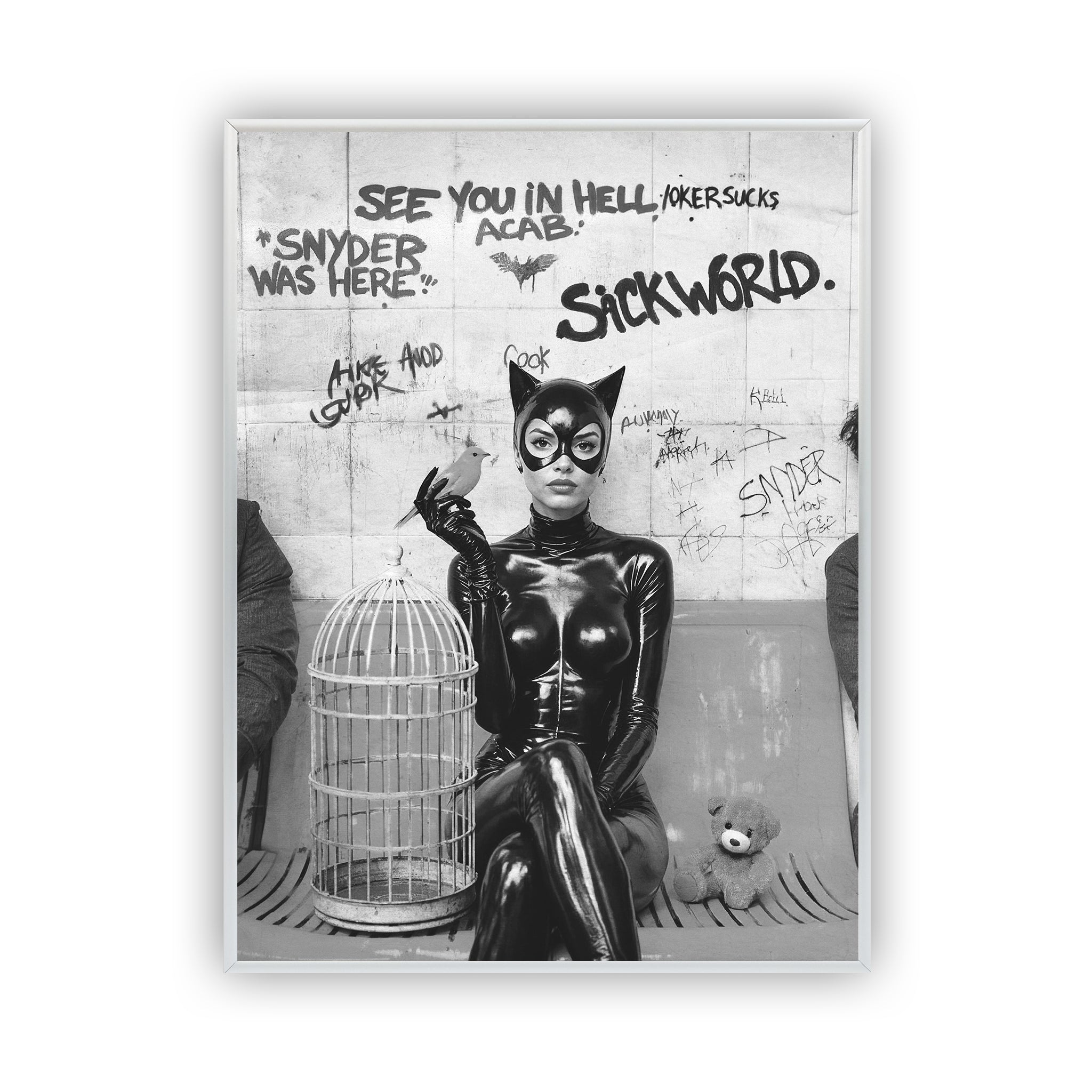 fast-food-v2-poster-silver-frame