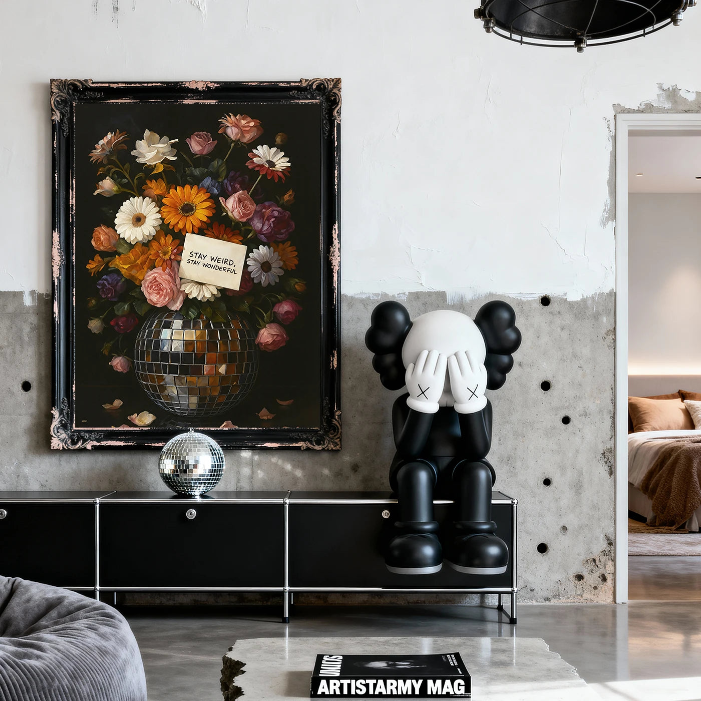 Floral Funk Acrylic Glass Picture