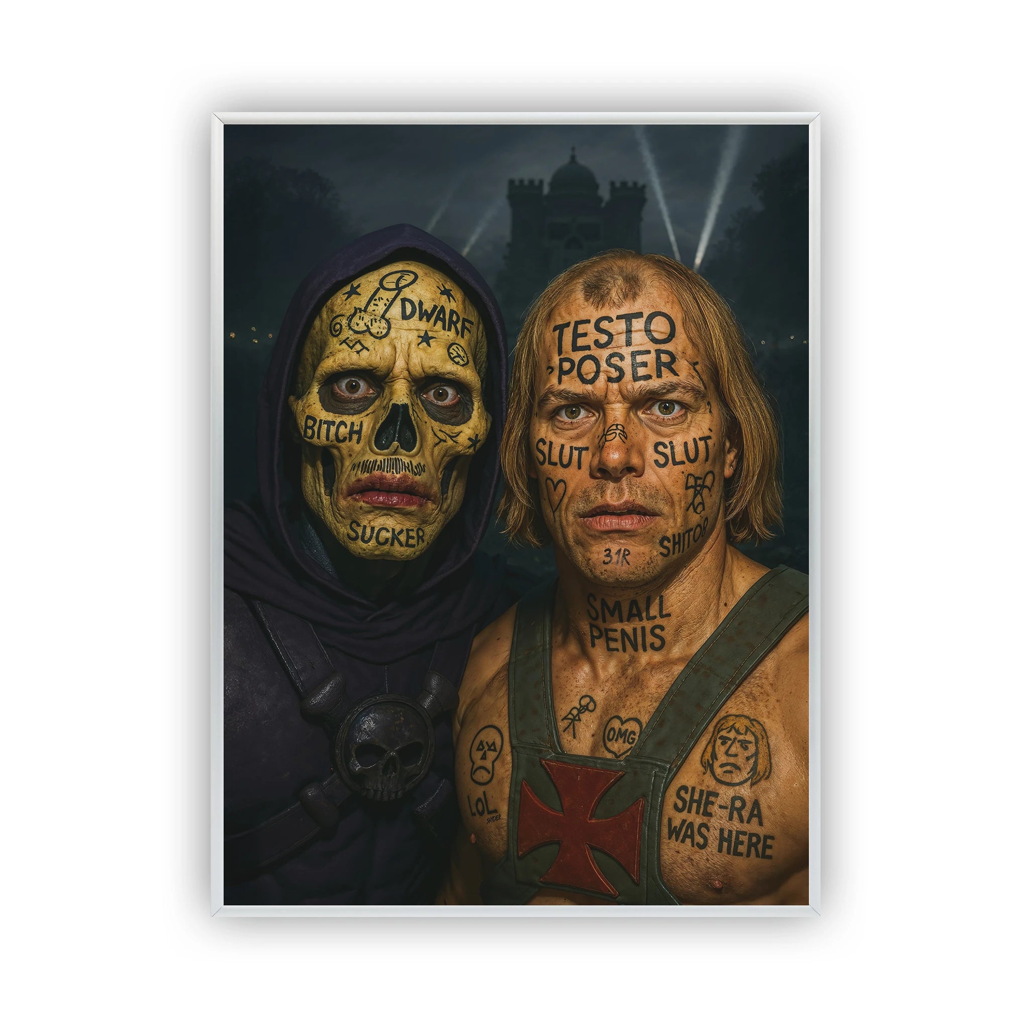 grayskull-party-boys-poster-silver-frame