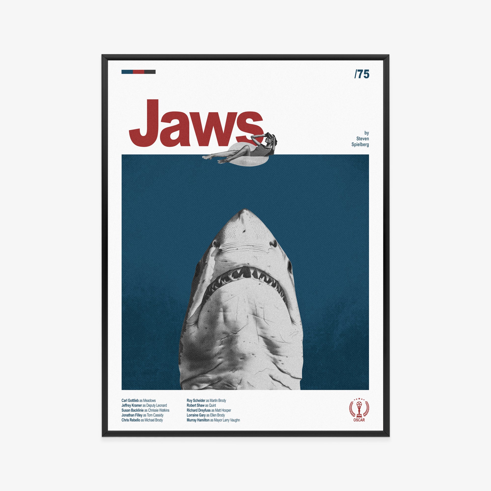 jaws-poster-black-frame