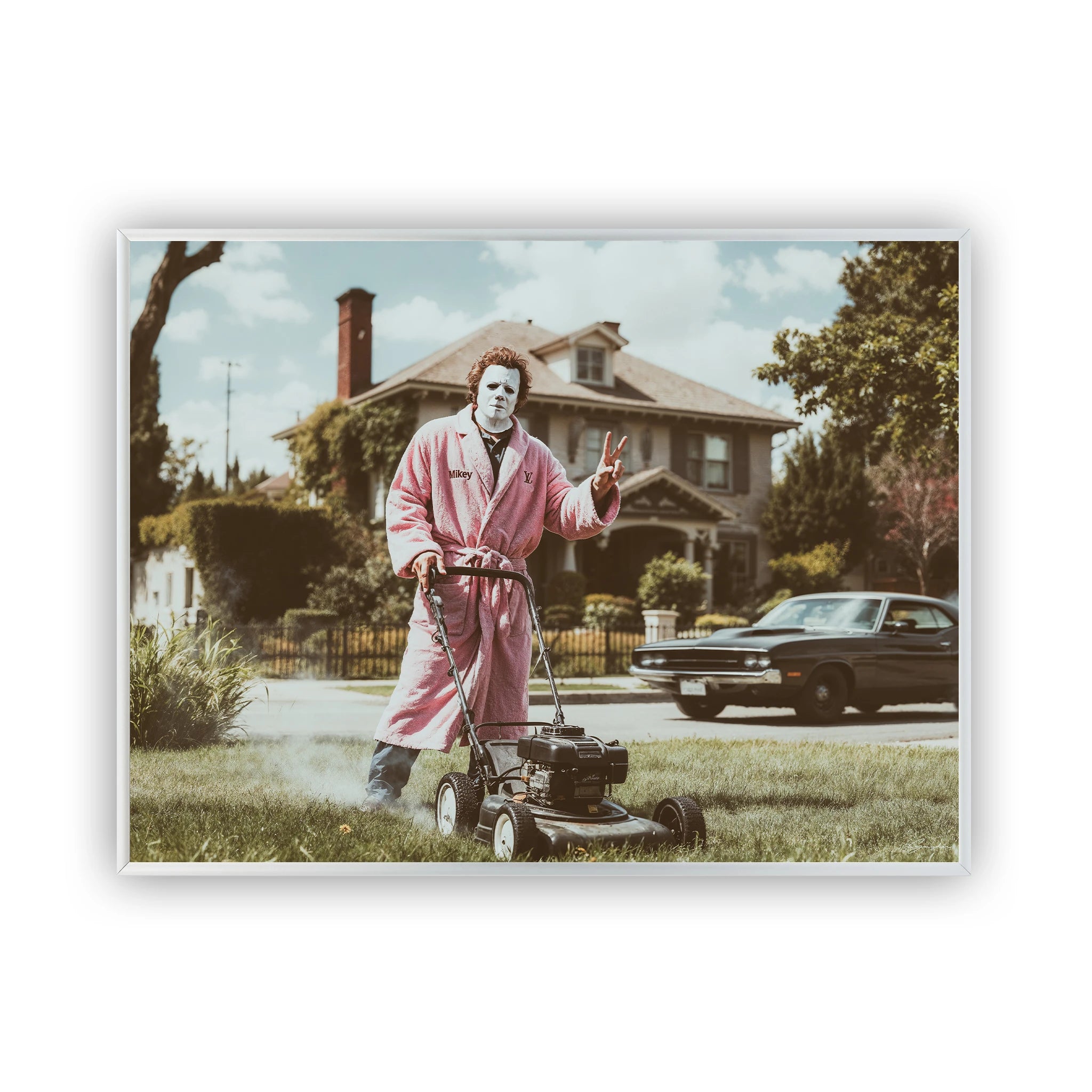 mikey-the-perfect-cut-poster-silver-frame