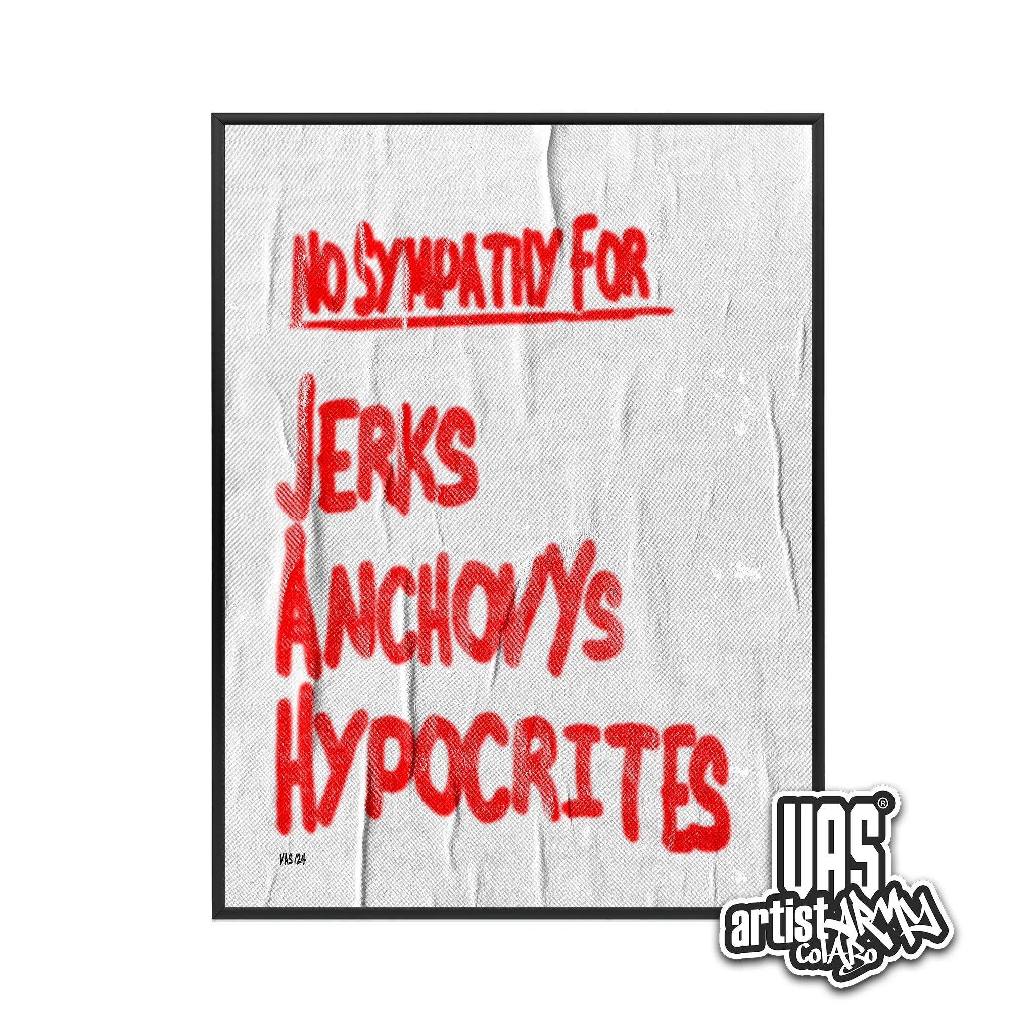 no-sympathy-poster-black-frame