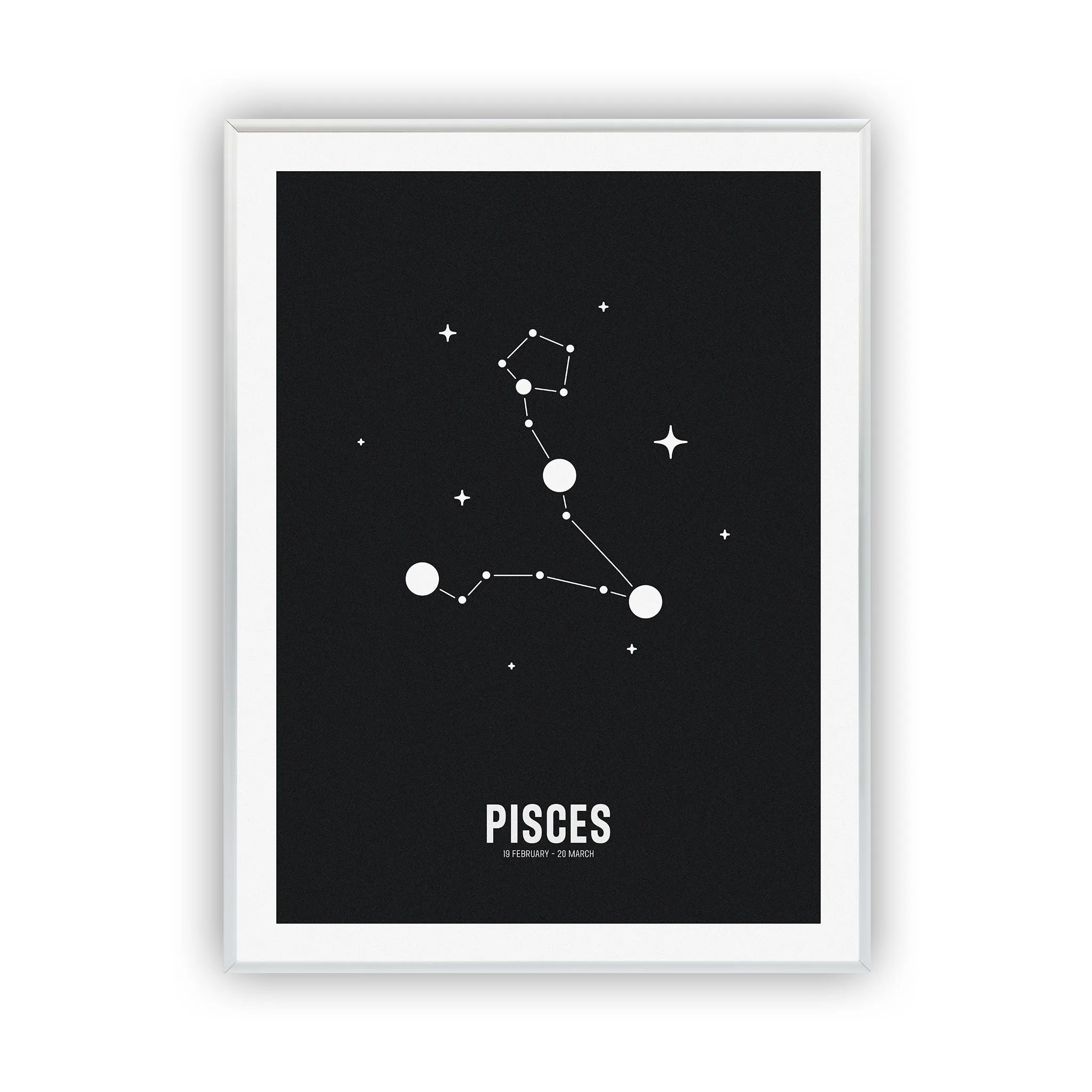 pisces-poster-silver-frame