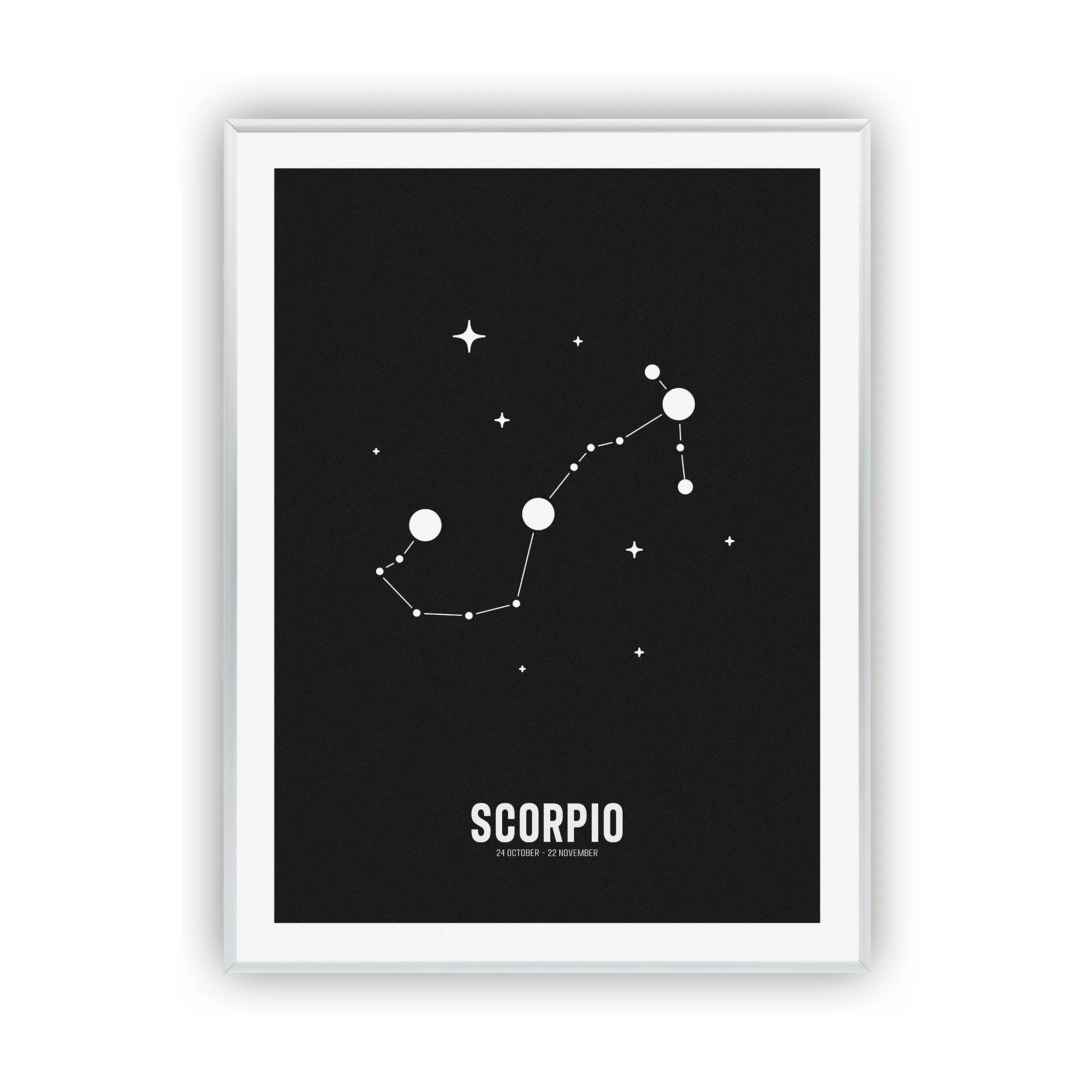 scorpio-poster-silver-frame