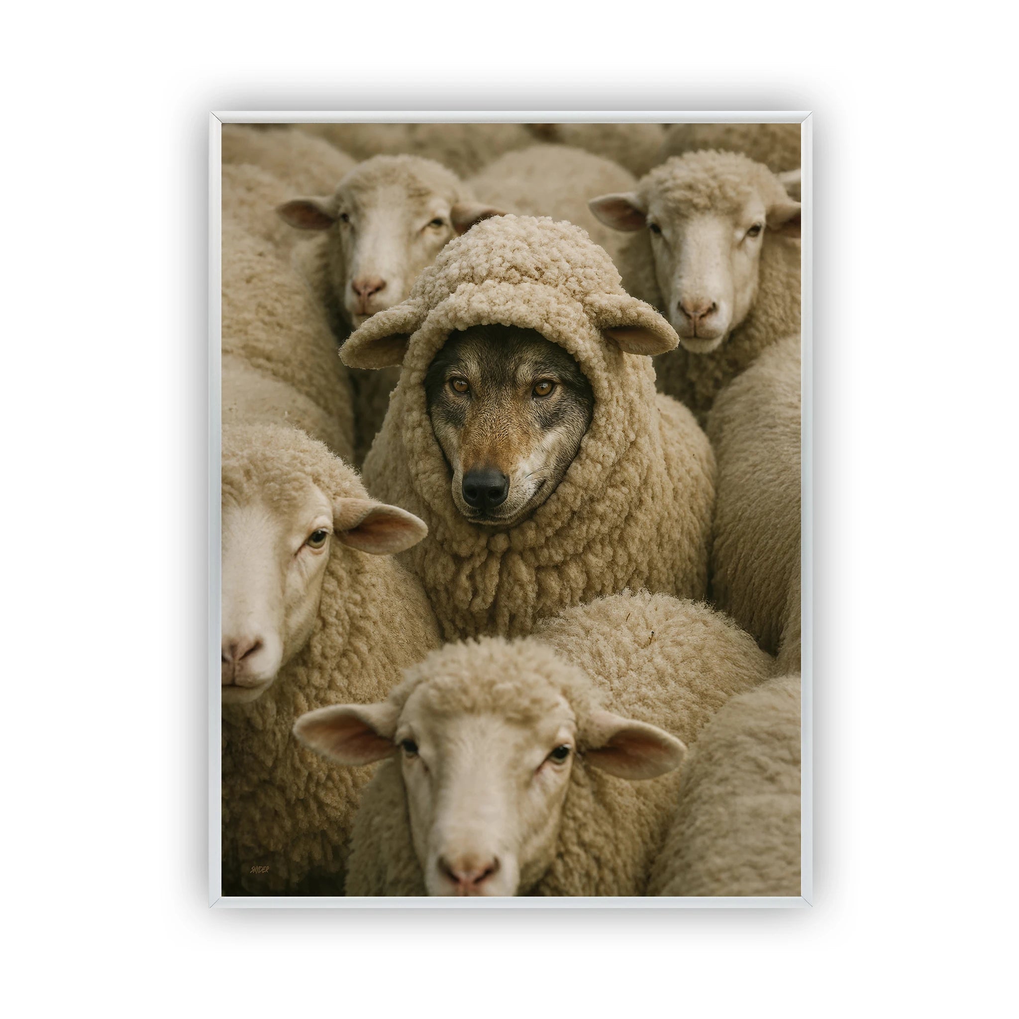 the-pretender-poster-silver-frame