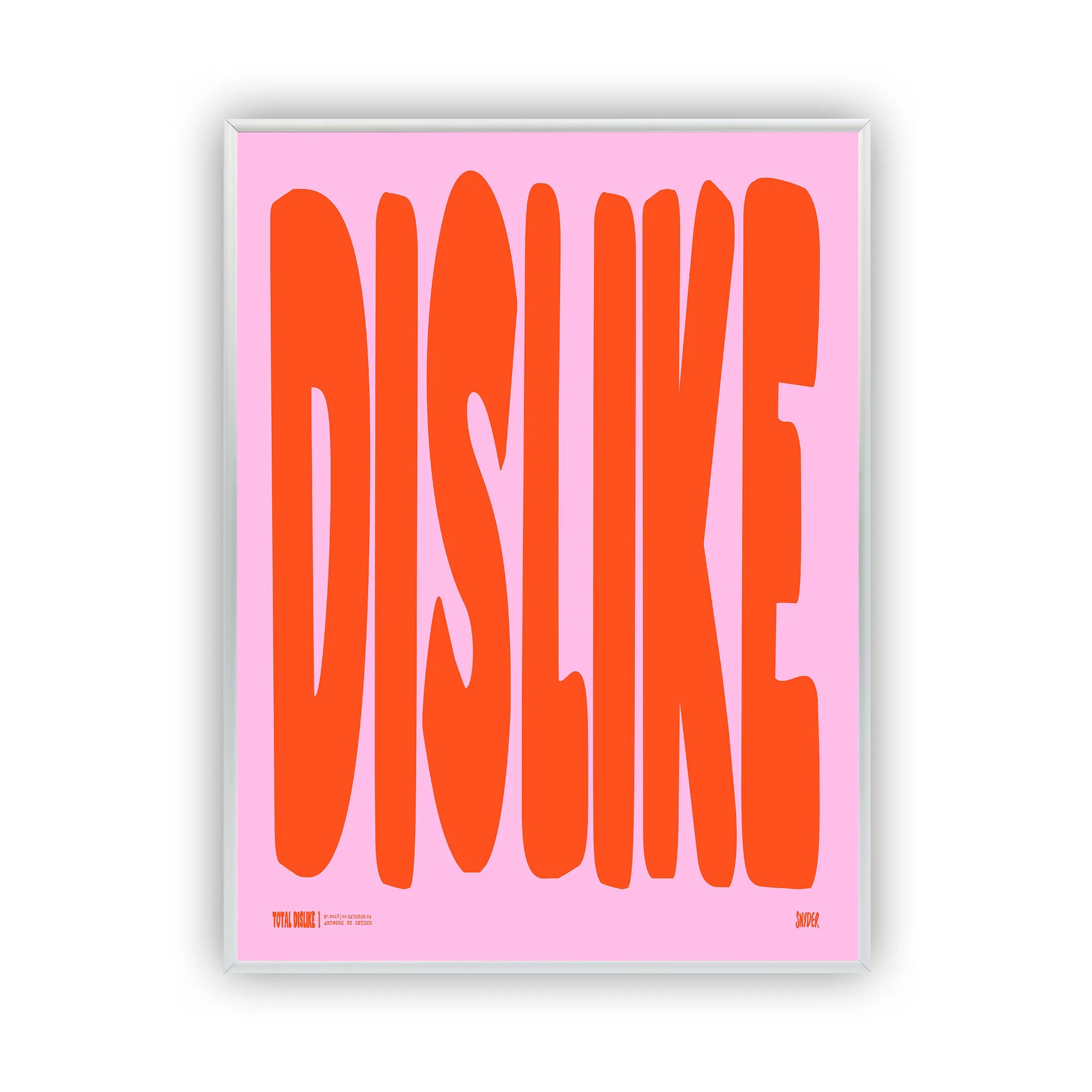 total-dislike-poster-silver-frame