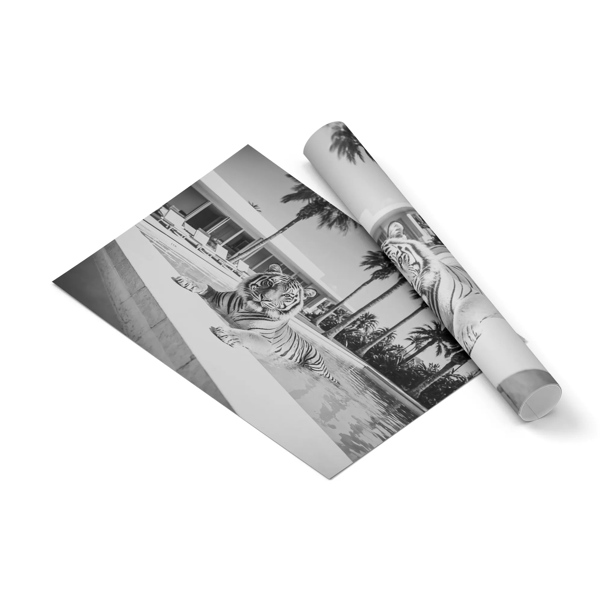 tropical-tiger-splash-poster-no-frame