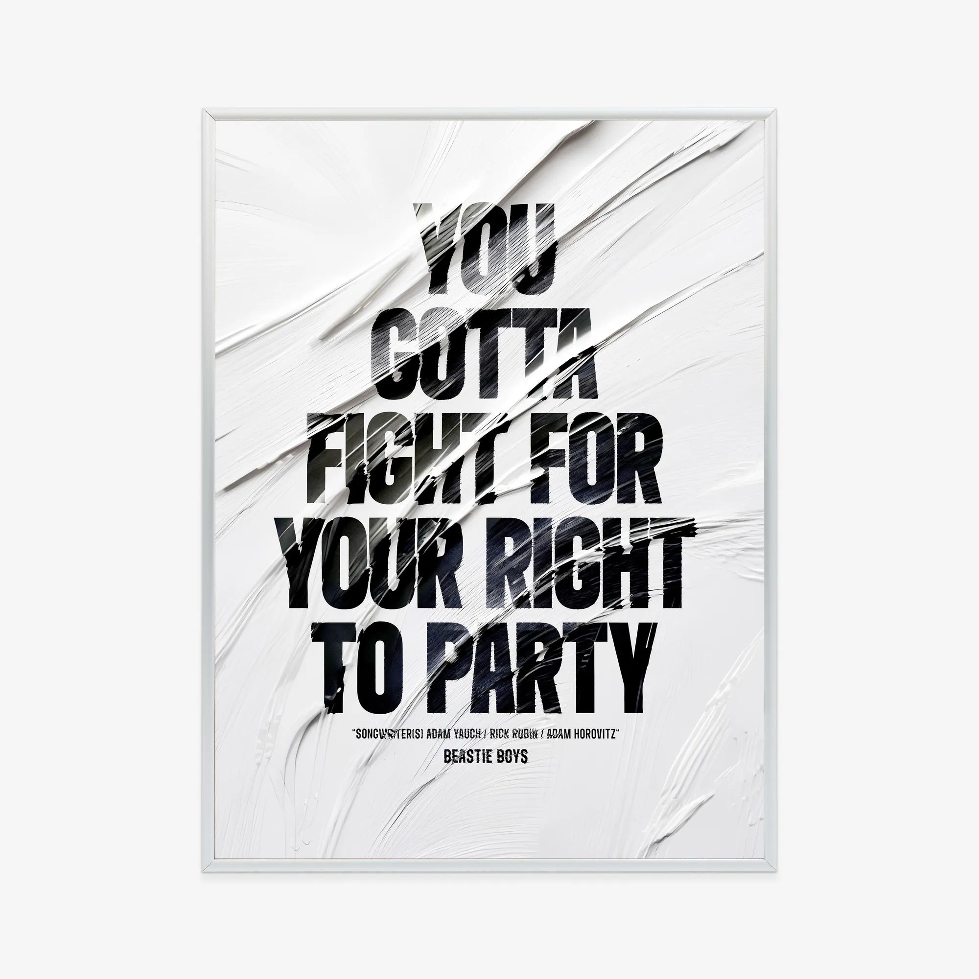 you-gotta-fight-poster-silver-frame 723e9a45-1715-46c5-9c43-cb516ffd3a43