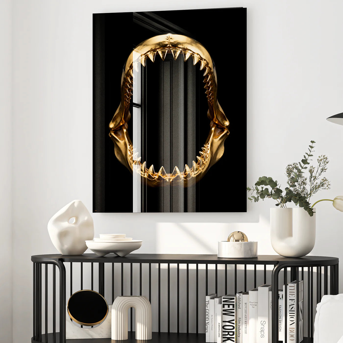 Welche Wandkunst wirkt luxuriös?