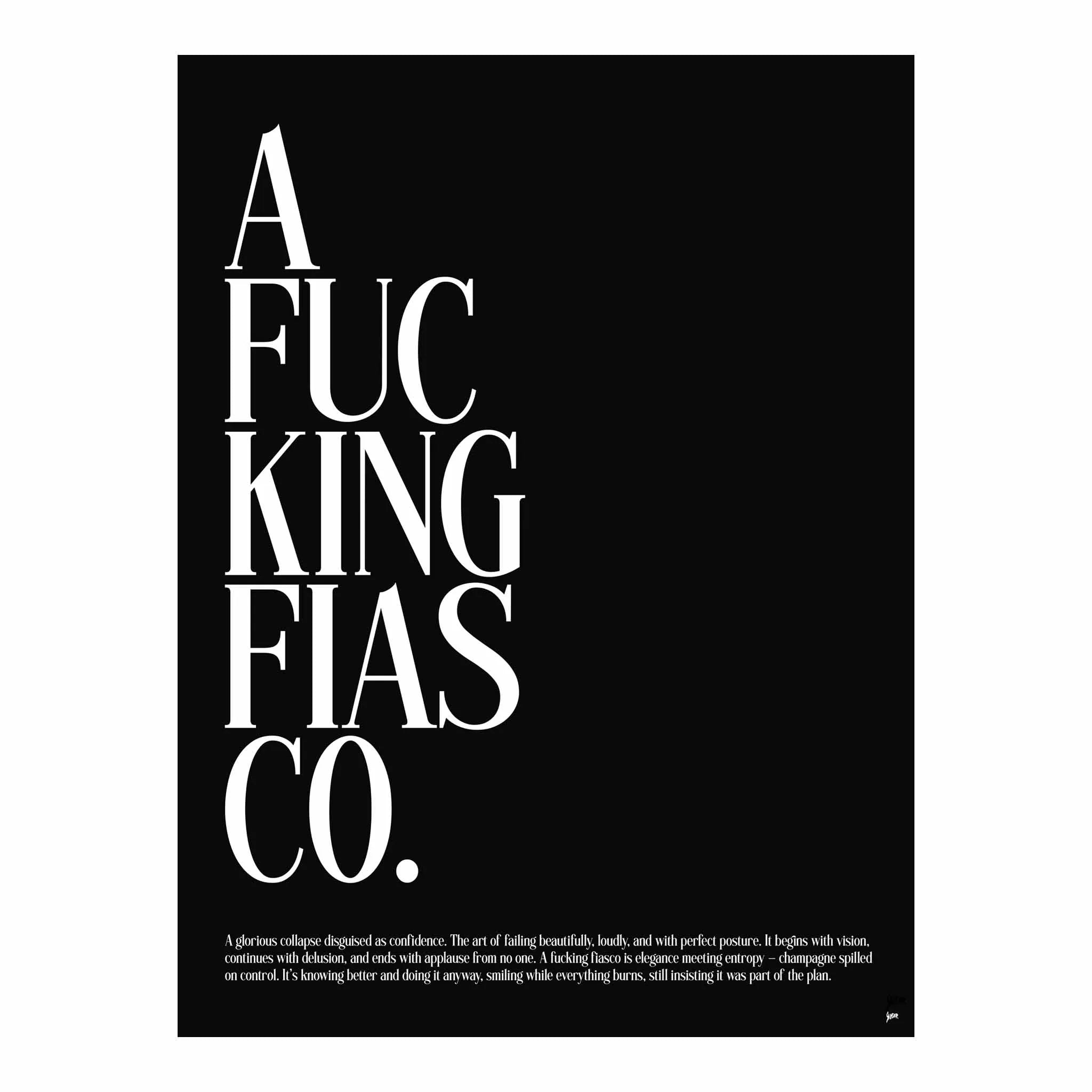 Artist Army A Fiasco Poster 1