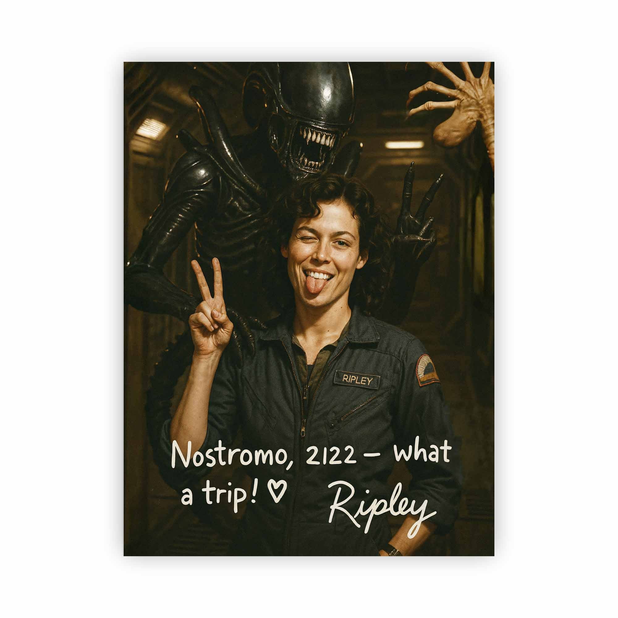 Artist Army Alien Nostromo What A Trip Alu Dibond 1