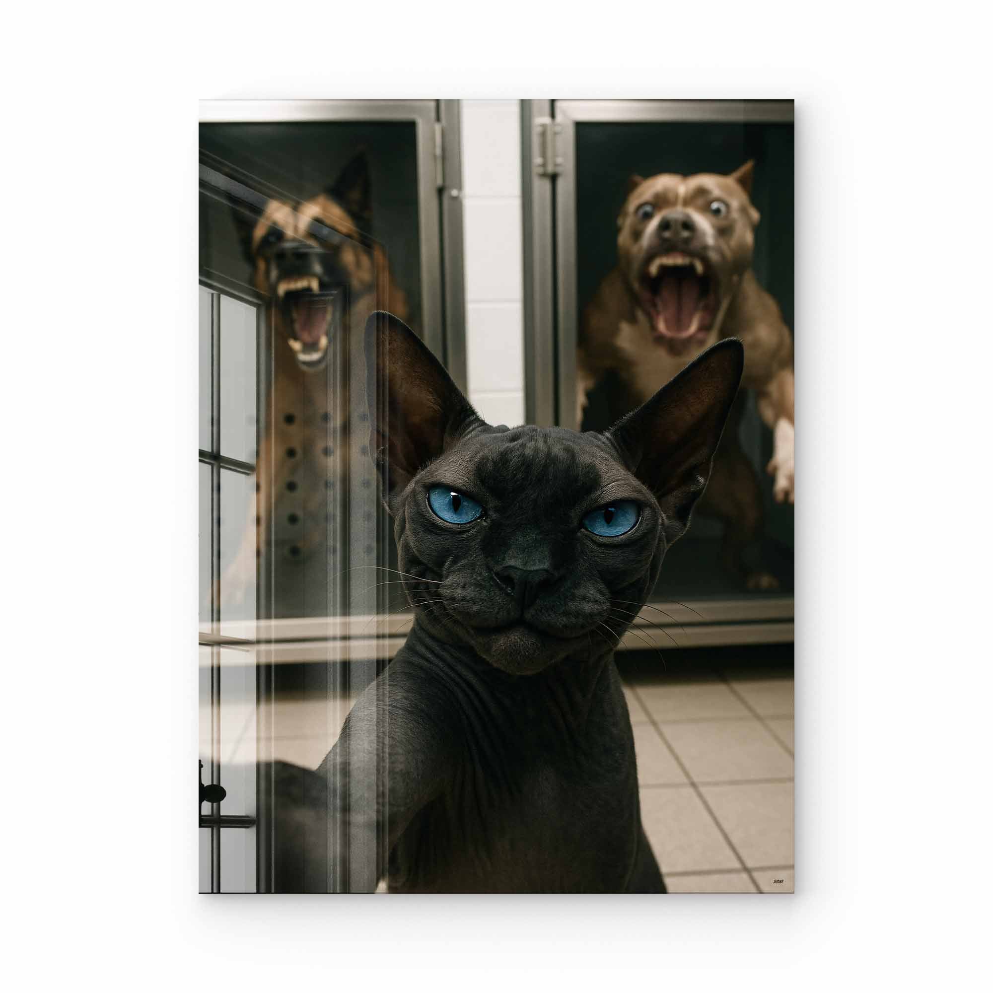 Artist Army Bad Little Kitty Acrylglasbild 1