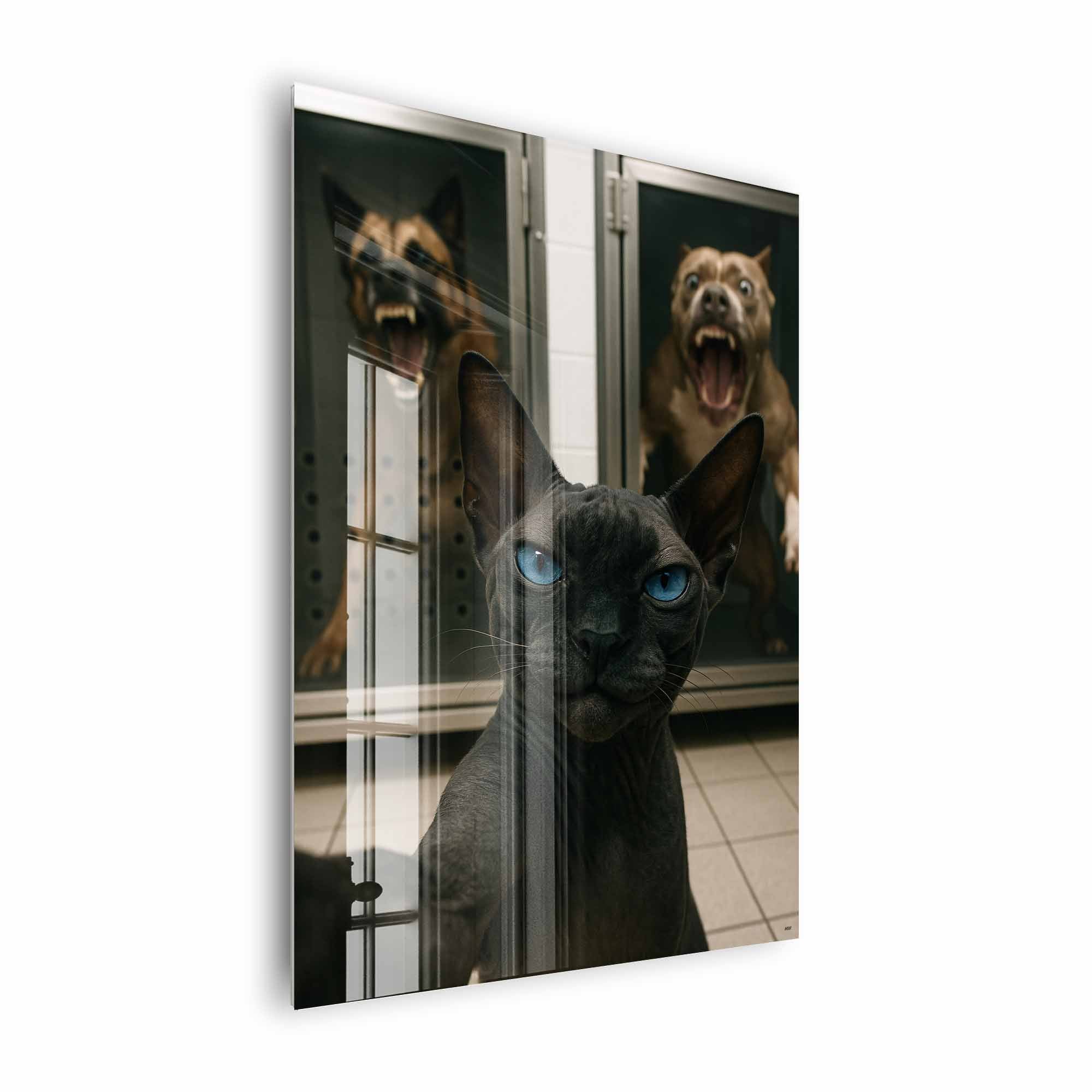 Artist Army Bad Little Kitty Acrylglasbild 2
