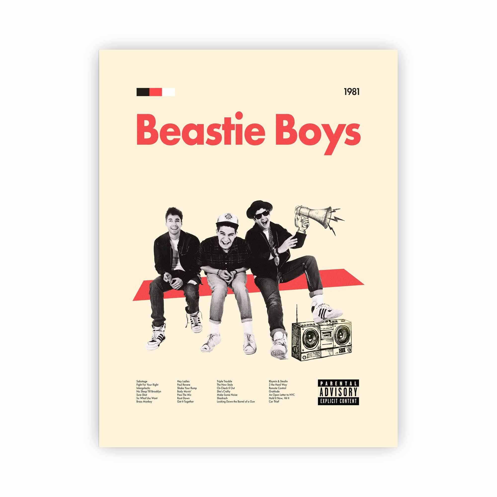 Artist Army Beastie Boys Alu Dibond 1