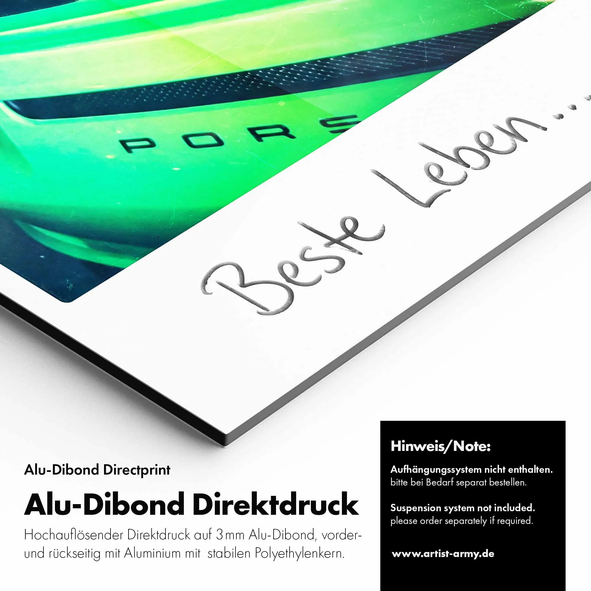 Artist Army Beste Leben Alu Dibond Detail
