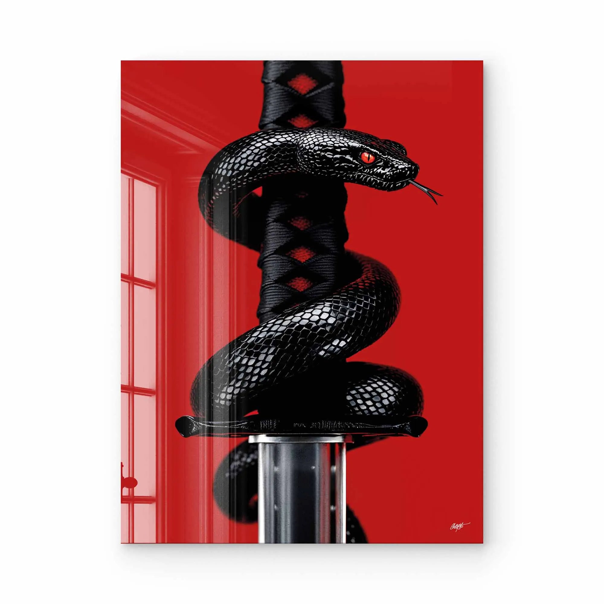 Artist Army Black Venom Acrylglasbild 1