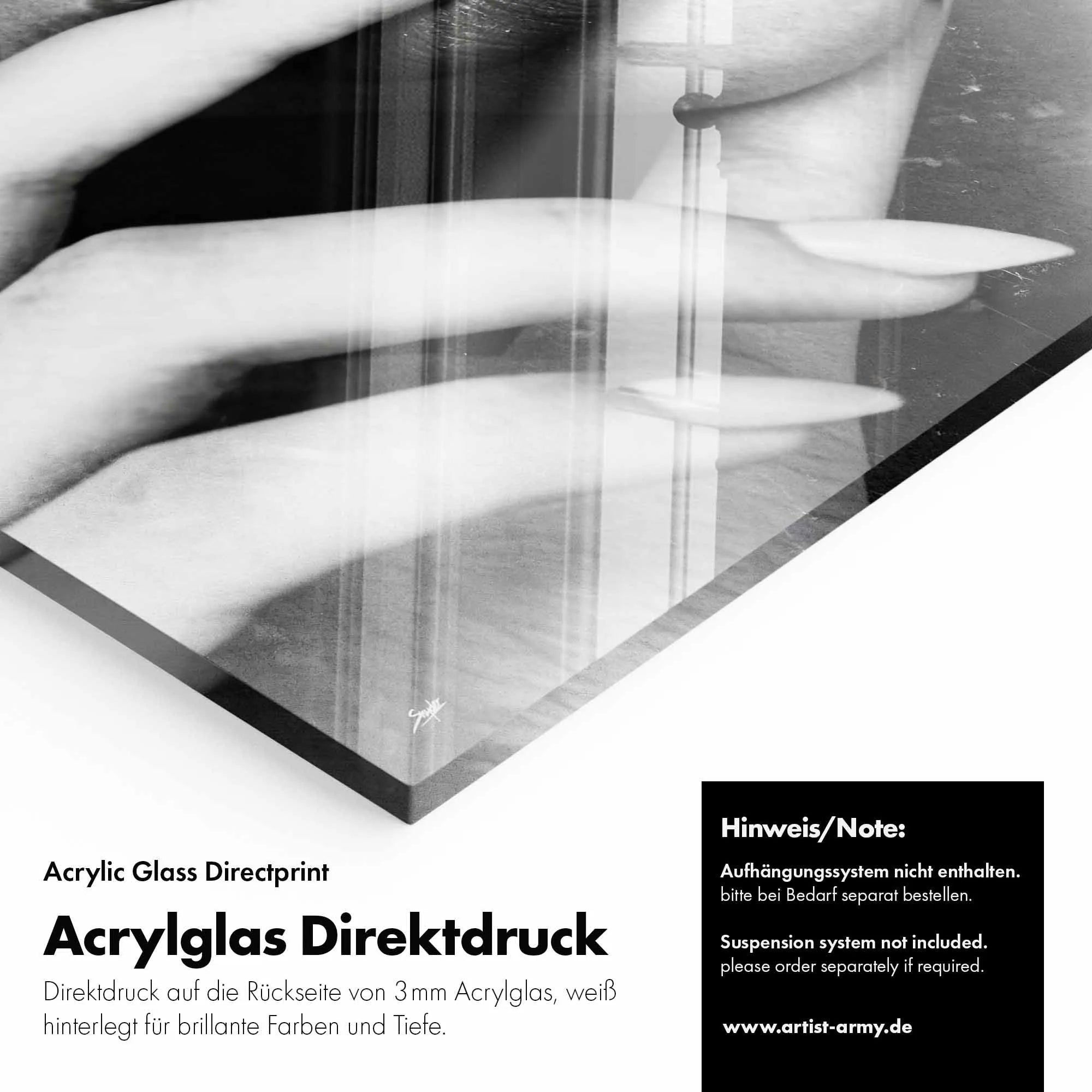 Artist Army Bored Acrylglasbild Detail