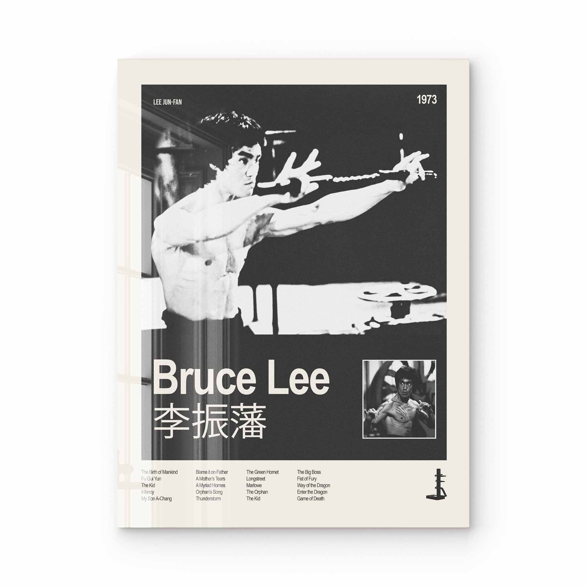 Artist Army Bruce Lee Acrylglasbild 1