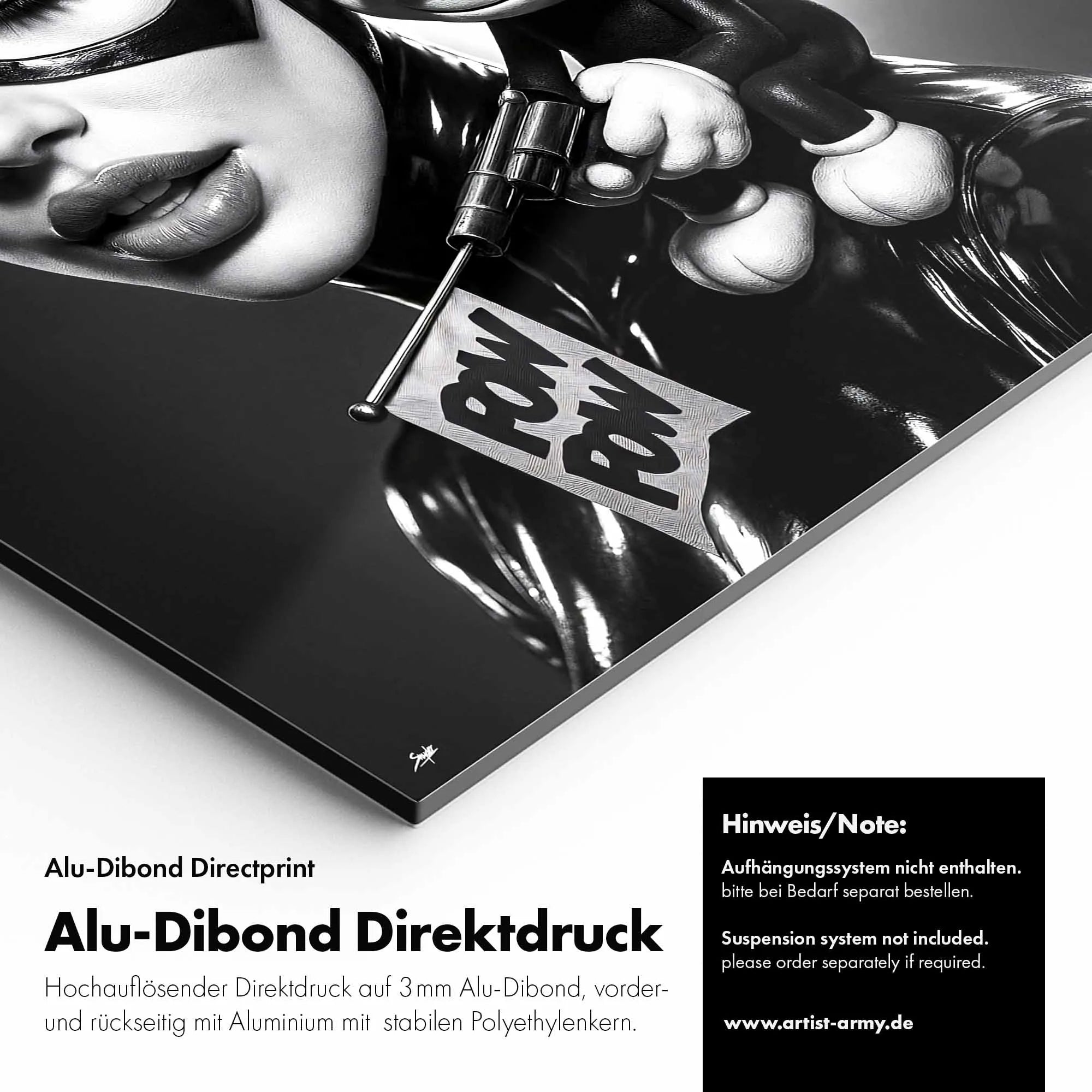 Artist Army Cat Cult Alu Dibond Detail